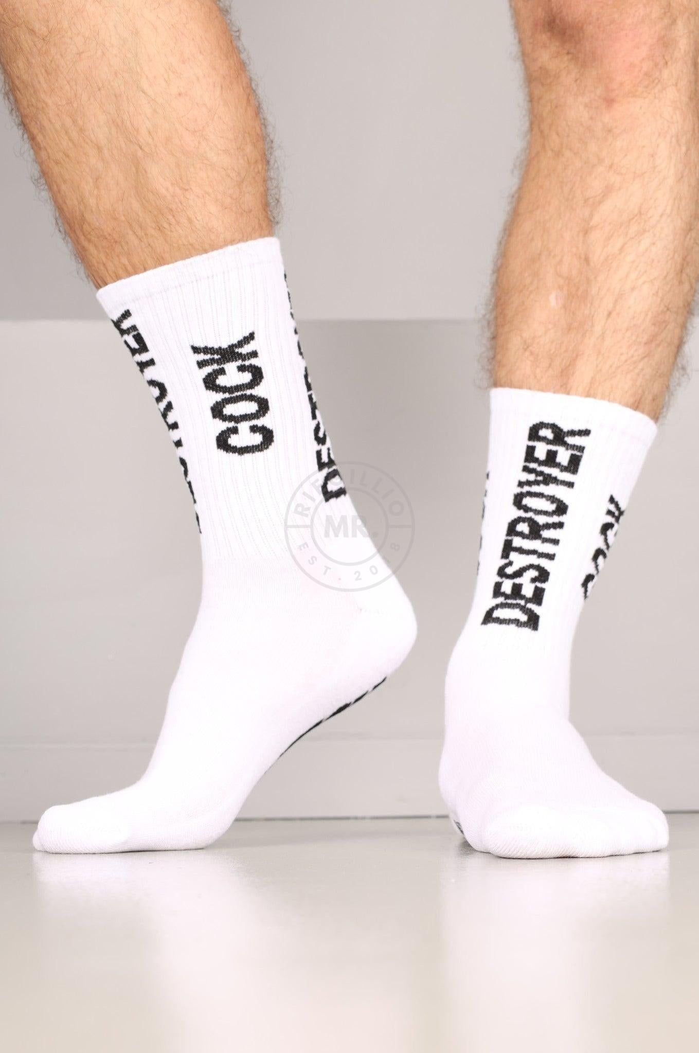 SNKRFTSH COCK DESTROYER Socks at MR. Riegillio