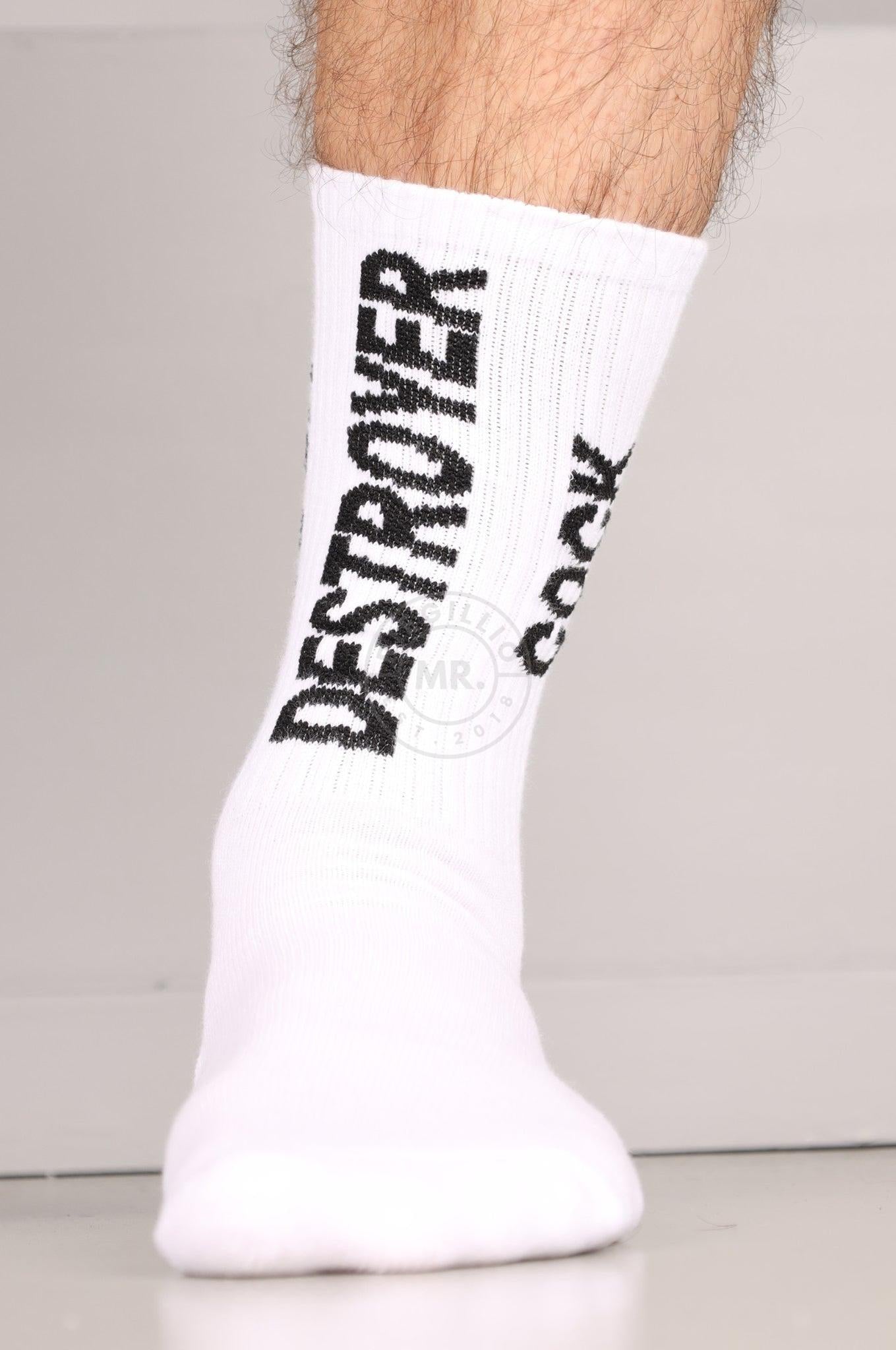 SNKRFTSH COCK DESTROYER Socks at MR. Riegillio