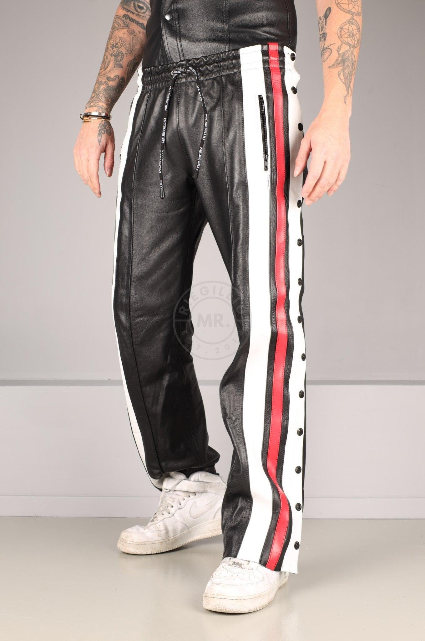 Leather Track Pants Button Down at MR. Riegillio