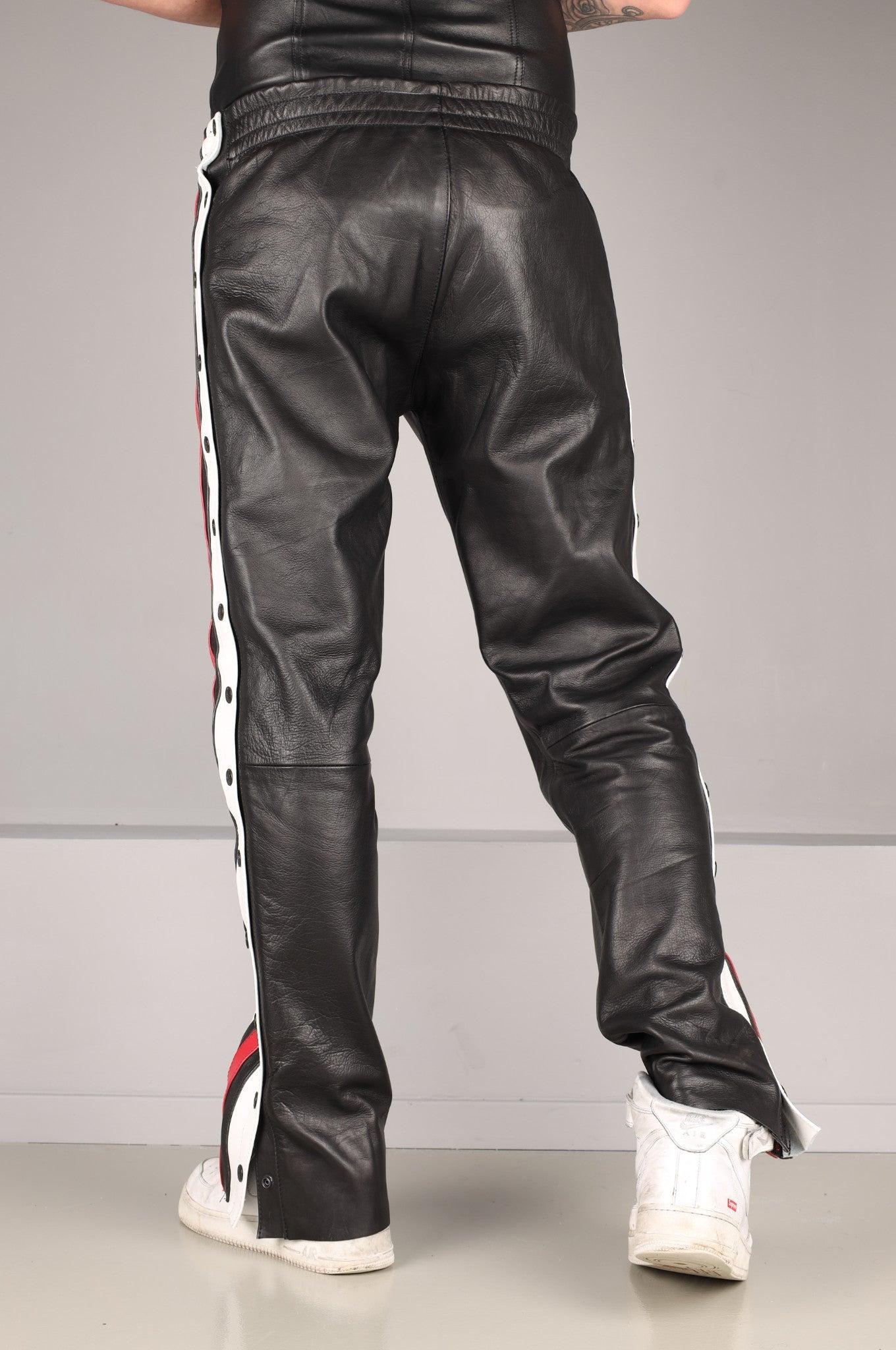 Leather Track Pants Button Down at MR. Riegillio
