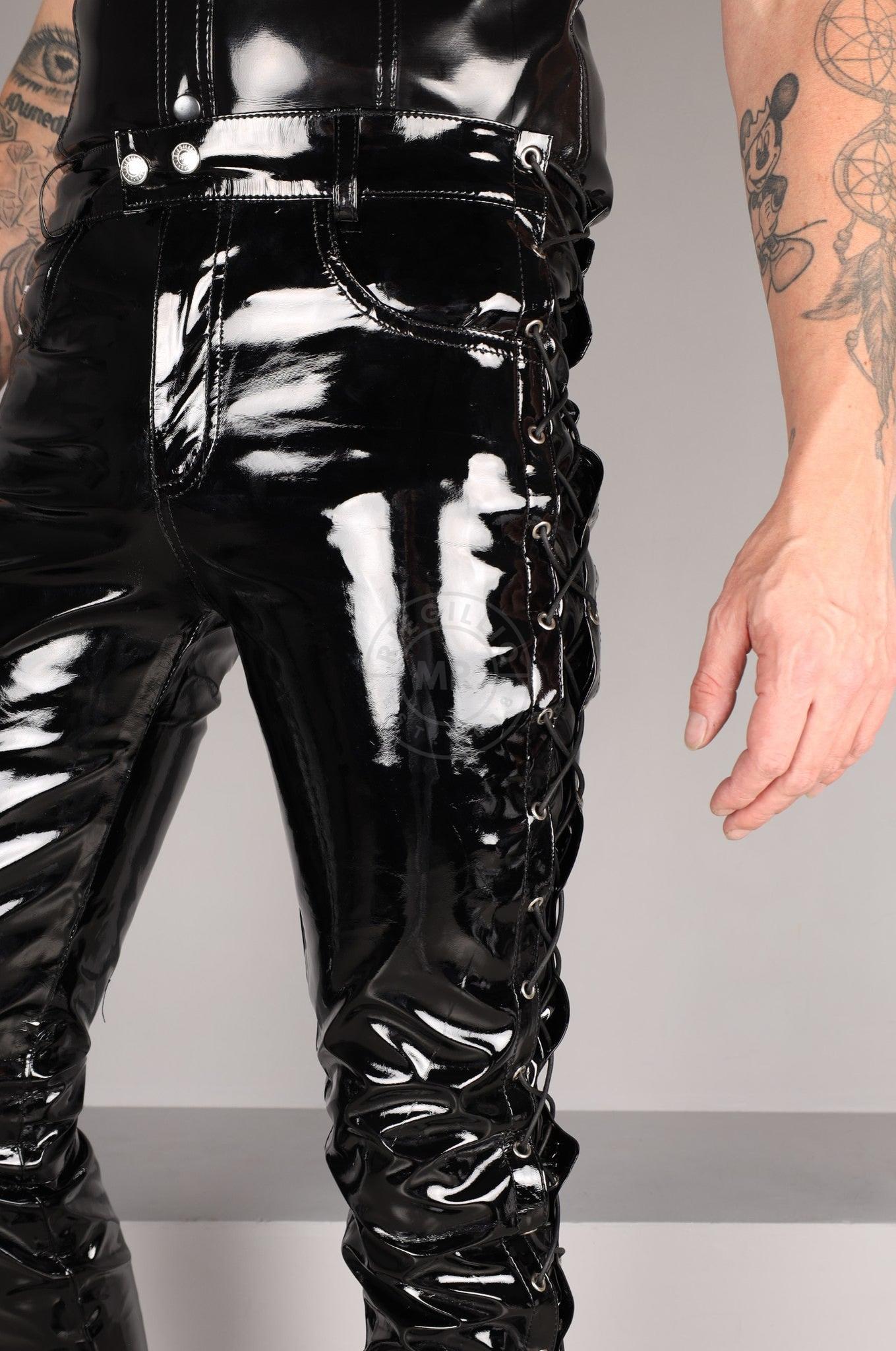 PVC Lace Up Pants at MR. Riegillio