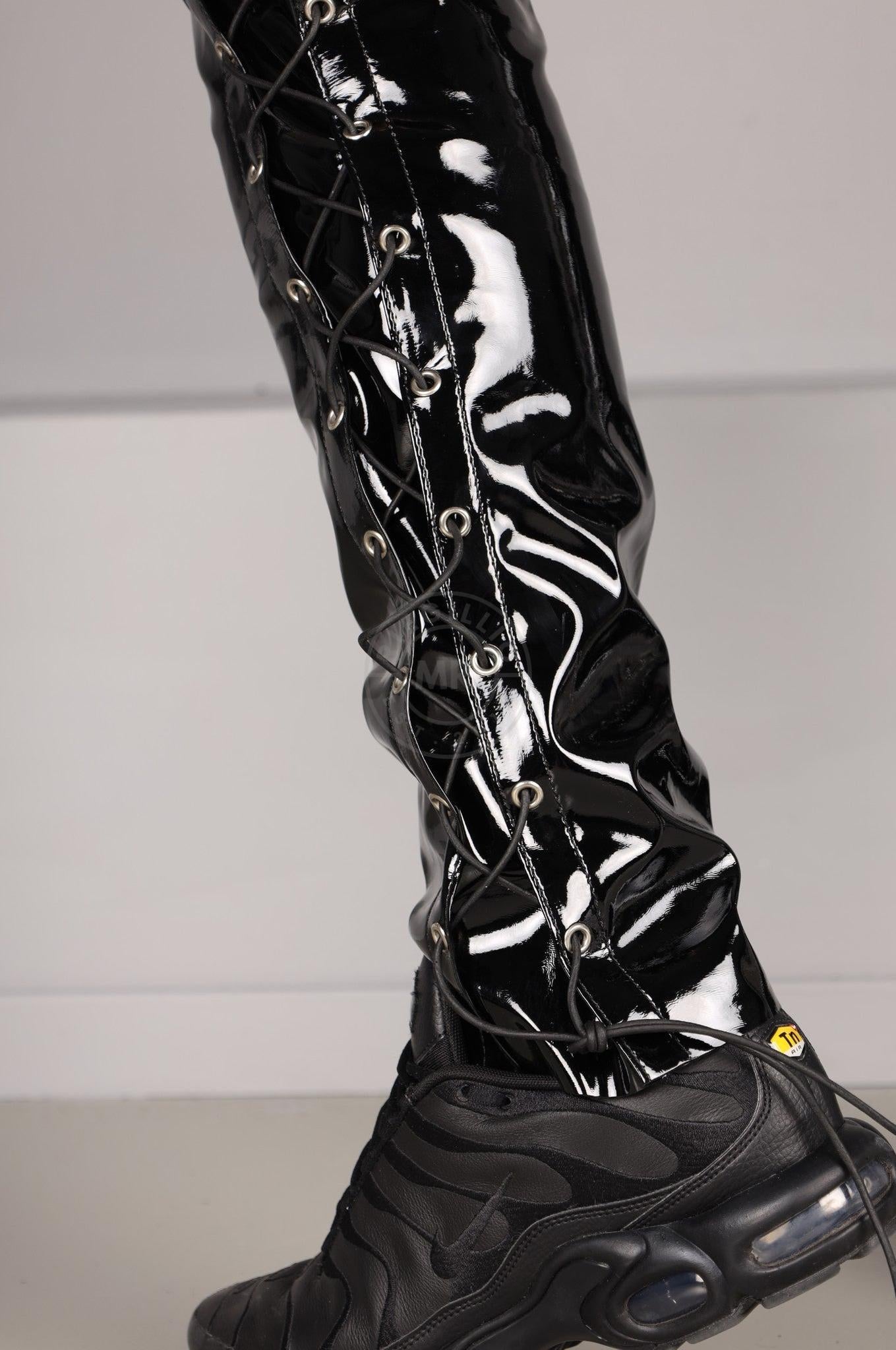 PVC Lace Up Pants at MR. Riegillio