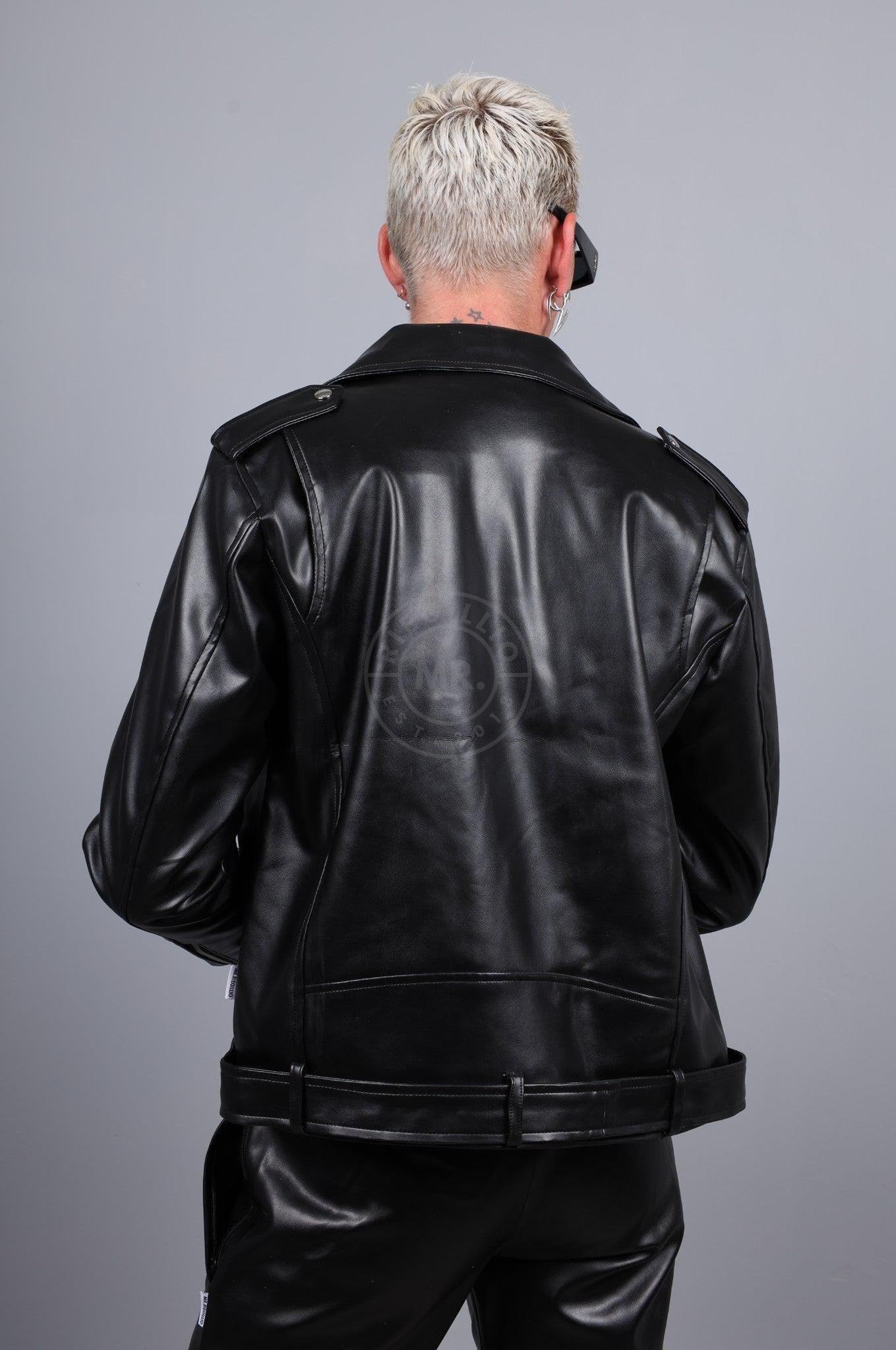 MR. Plain Brando Jacket - Black at MR. Riegillio