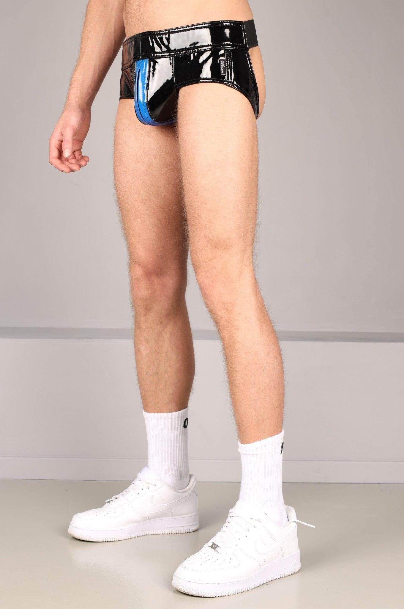 PVC Jockstrap - Blue at MR. Riegillio
