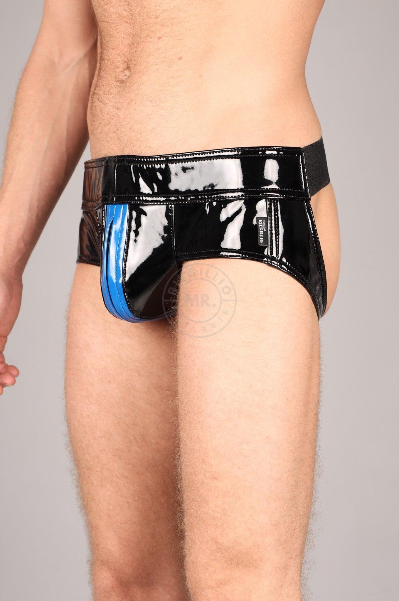 PVC Jockstrap - Blue at MR. Riegillio