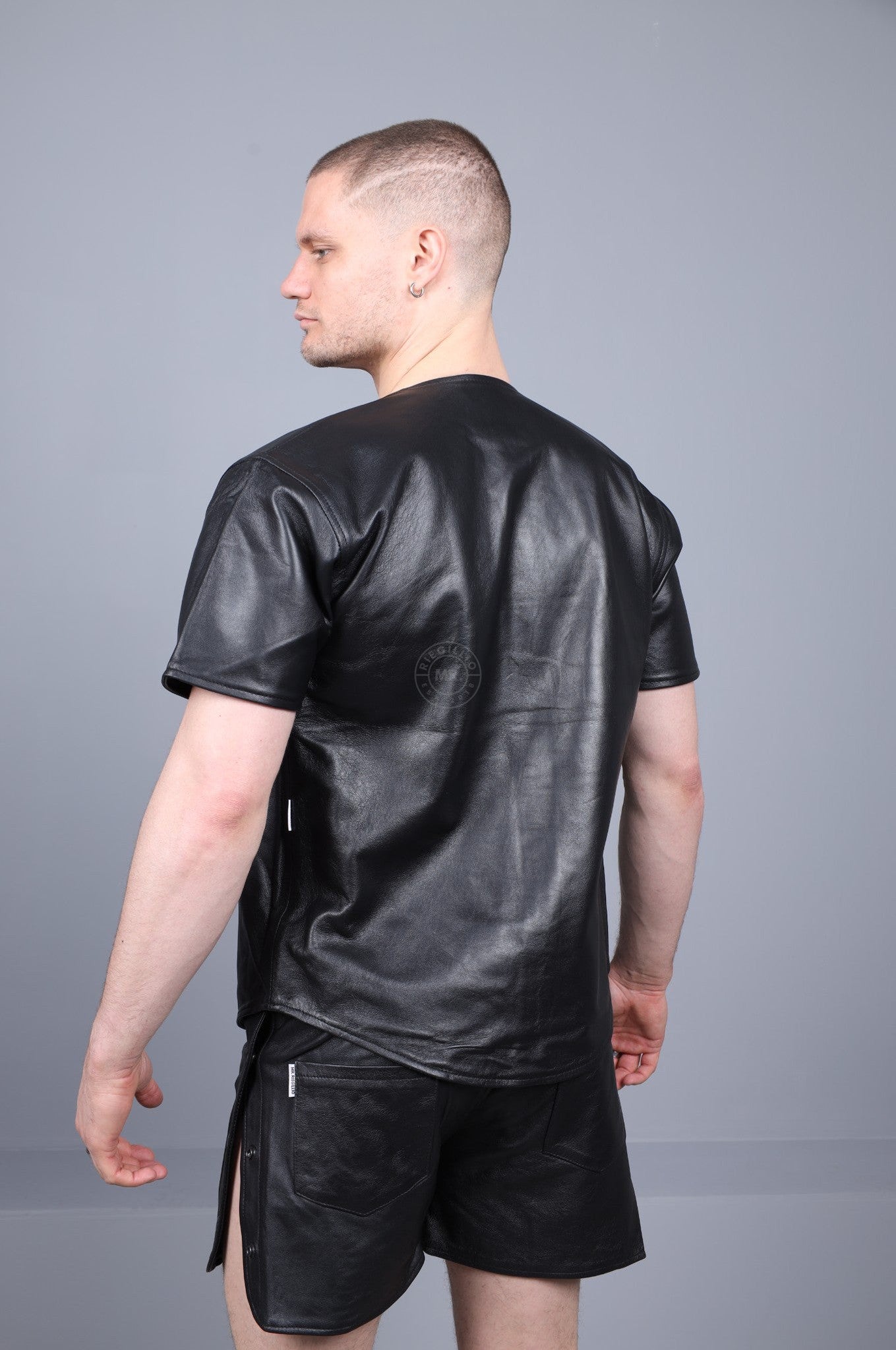 Black Leather Jersey at MR. Riegillio