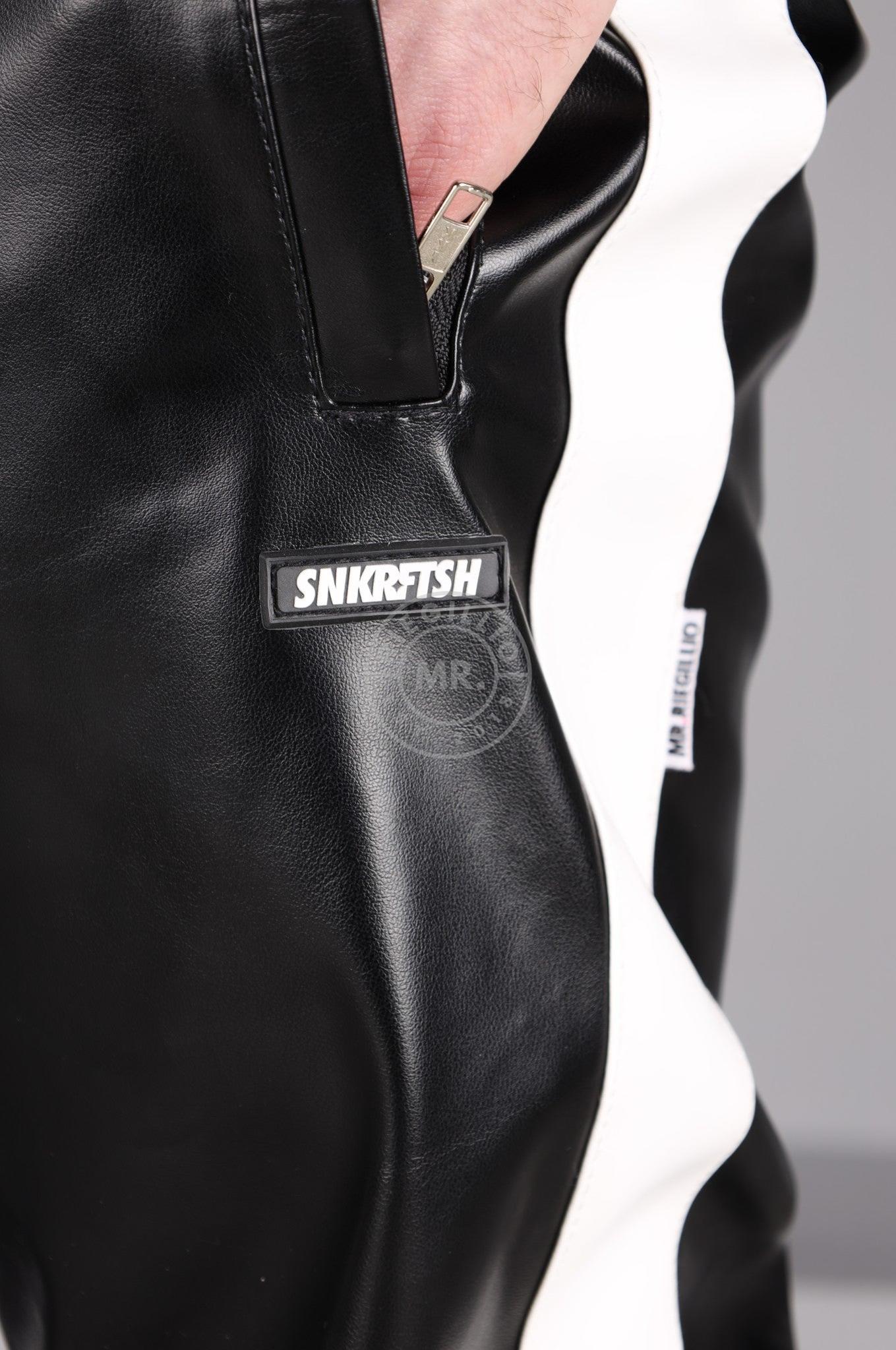 MR. X SNKRFTSH Tracksuit Pants - White Stripe at MR. Riegillio
