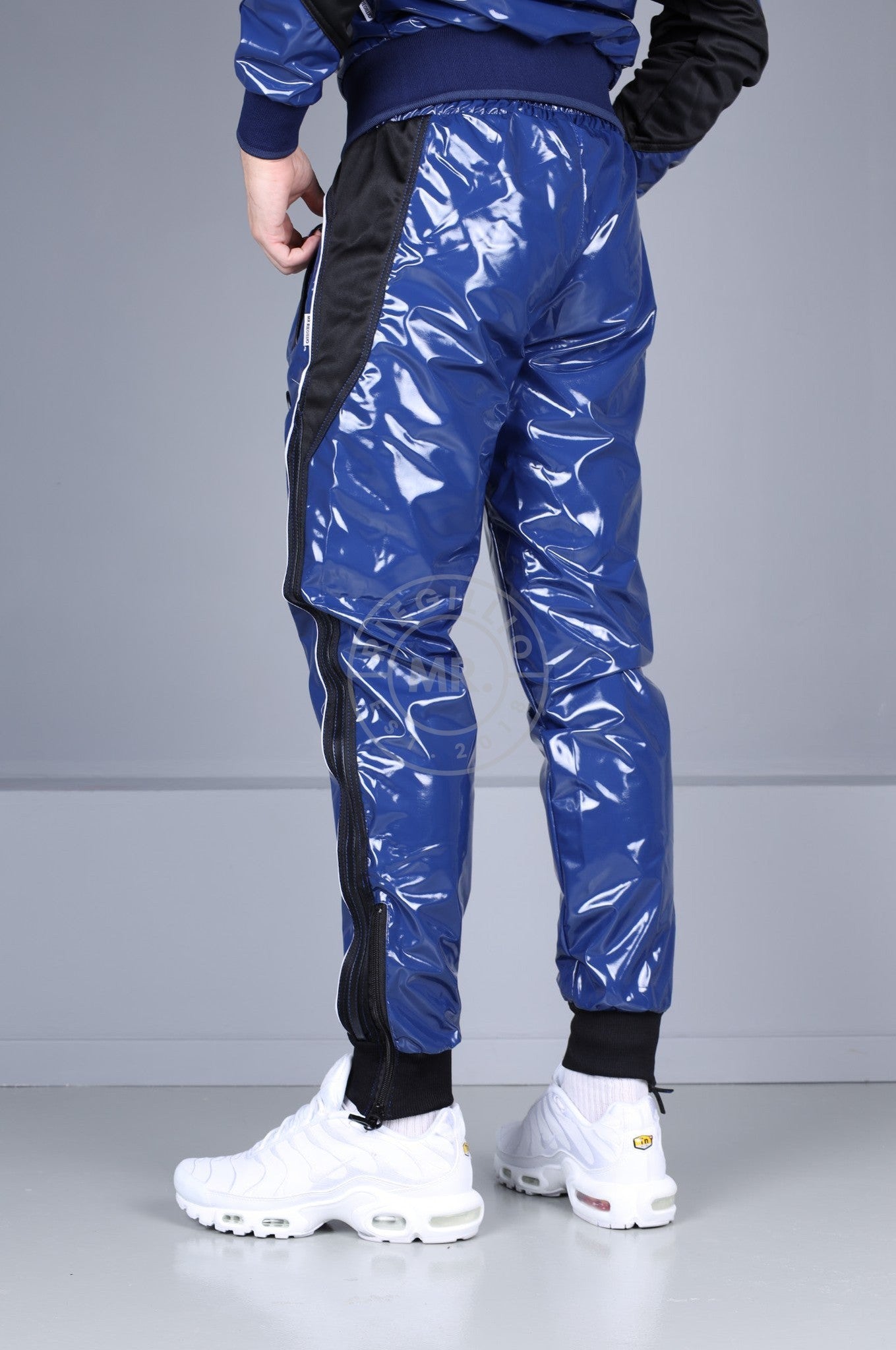 PVC 24 Tracksuit Pants - Blue at MR. Riegillio