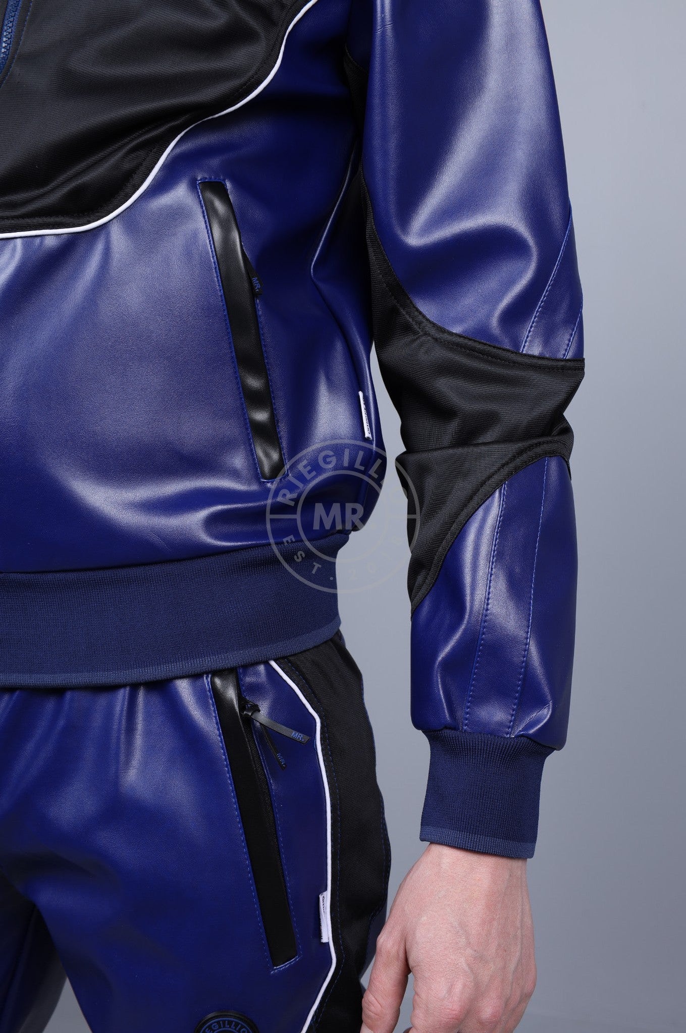 MR. 24 Tracksuit Jacket - Blue at MR. Riegillio