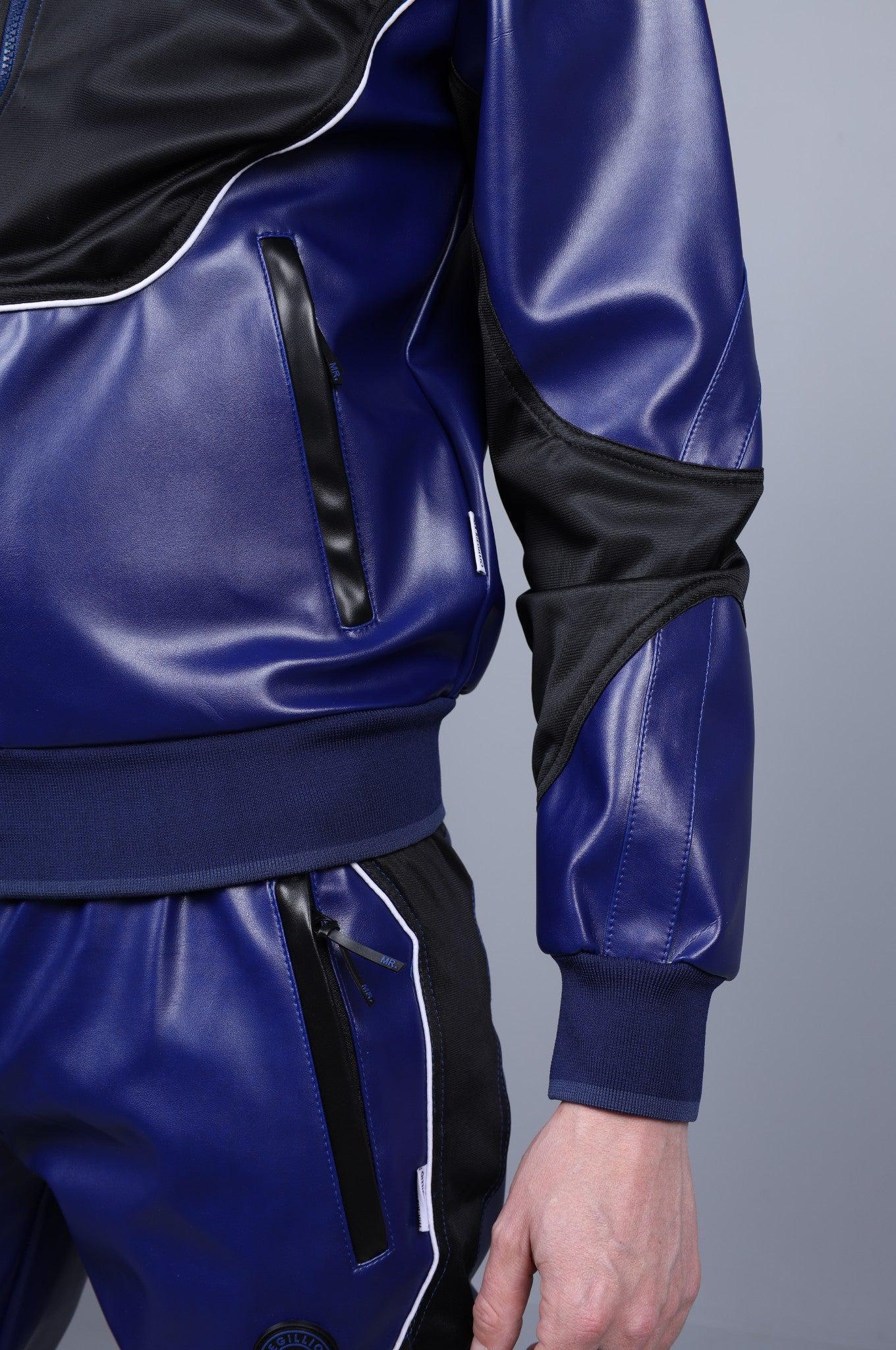 MR. 24 Tracksuit Jacket - Blue at MR. Riegillio