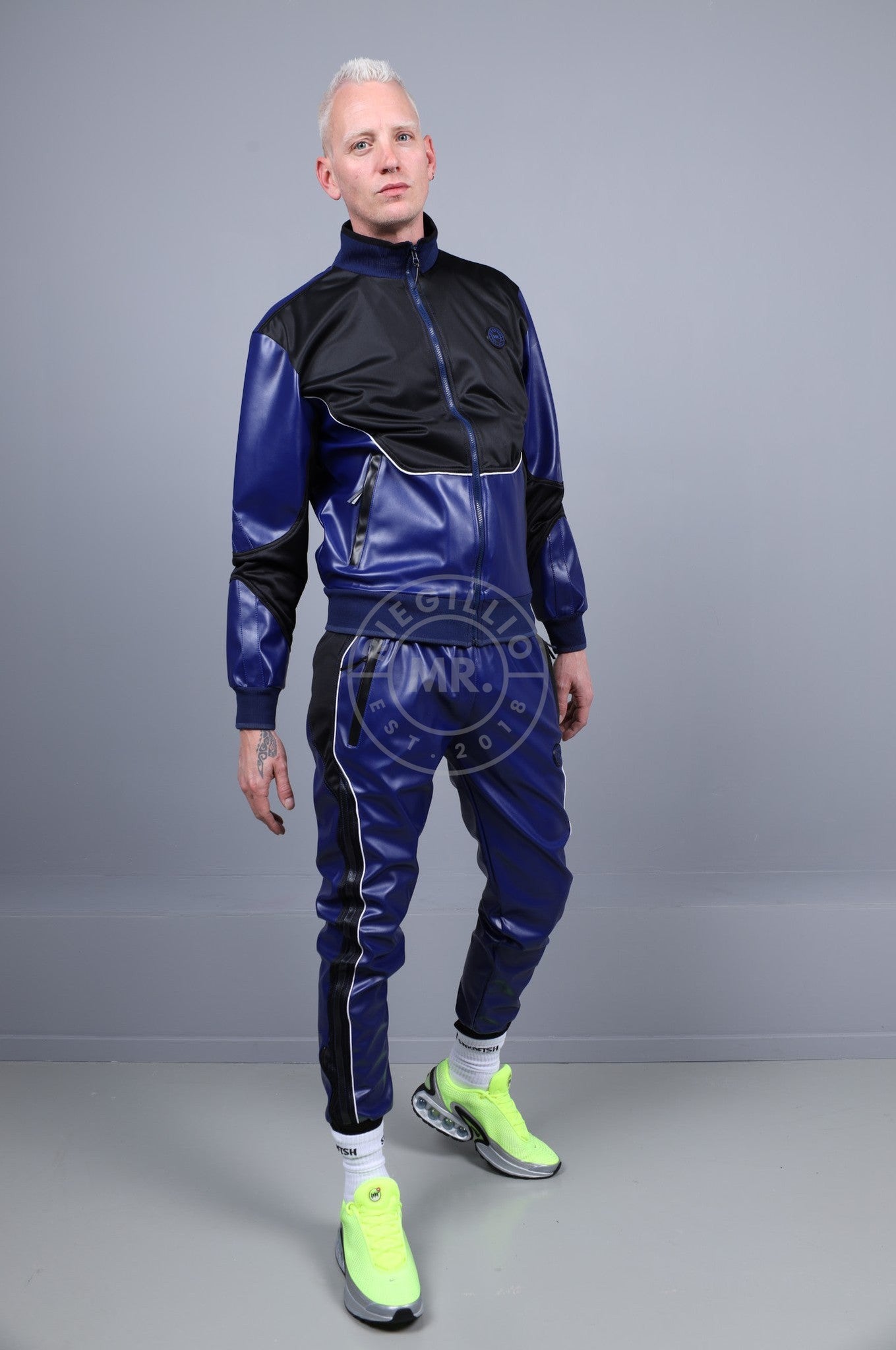 MR. 24 Tracksuit Pants - Blue at MR. Riegillio