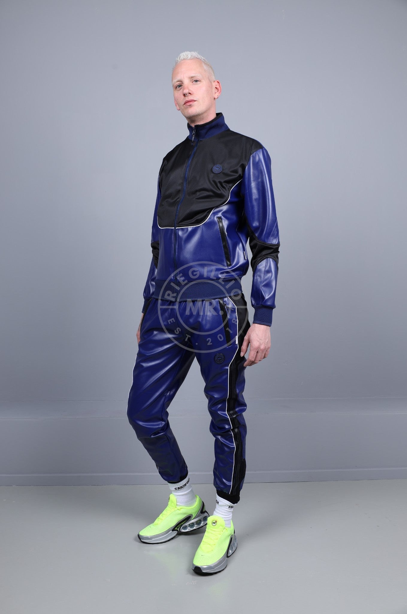 MR. 24 Tracksuit Jacket - Blue at MR. Riegillio