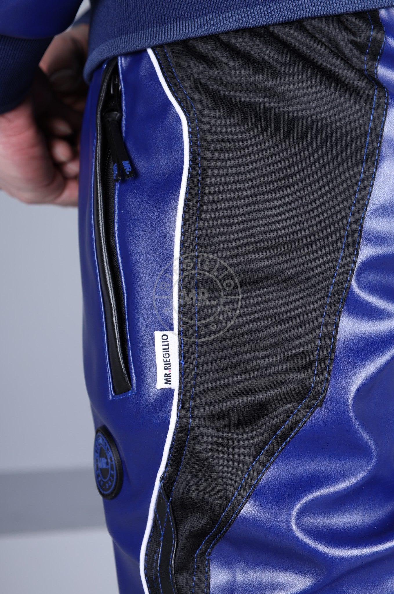 MR. 24 Tracksuit Pants - Blue at MR. Riegillio