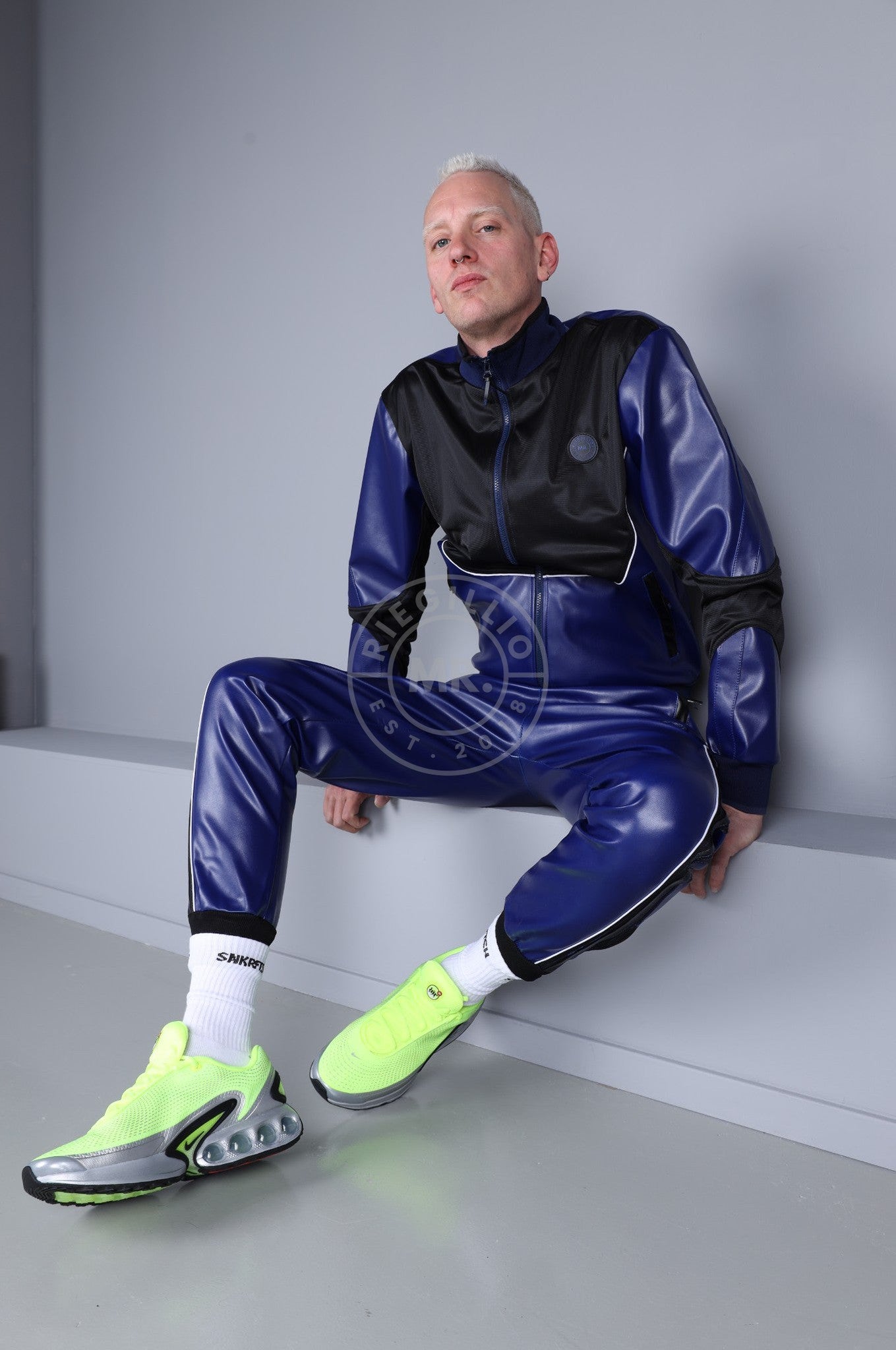 MR. 24 Tracksuit Pants - Blue at MR. Riegillio