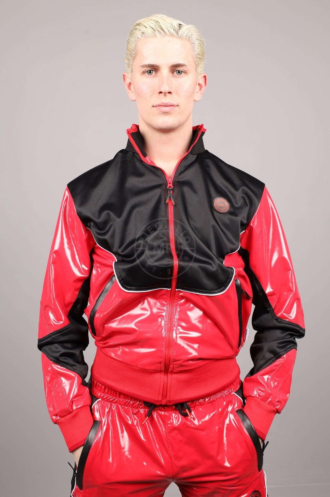 PVC 24 Tracksuit Jacket - Red by MR. Riegillio