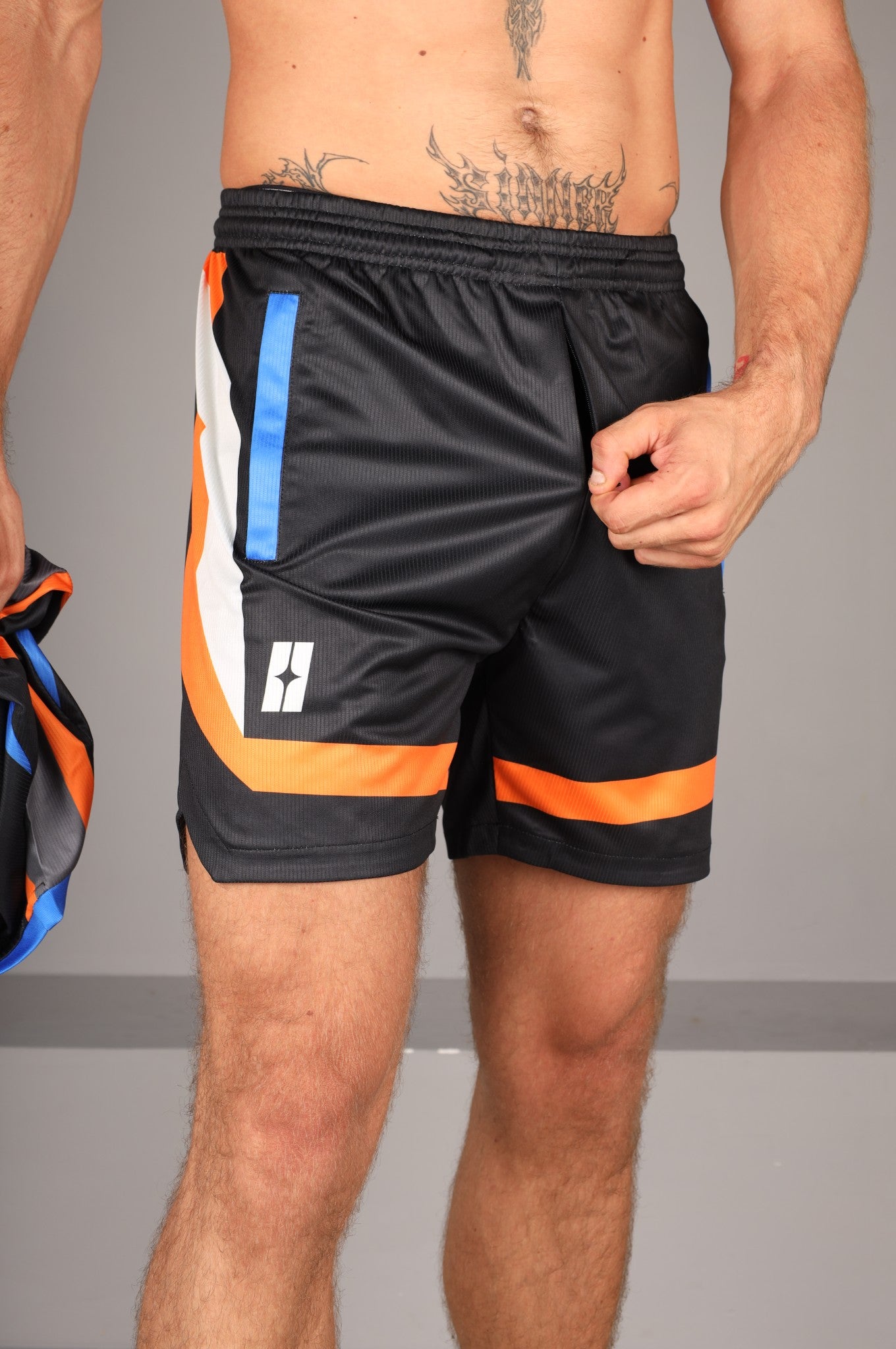 SNKRFTSH Sports Thru Zip Short SF24/7 - Orange