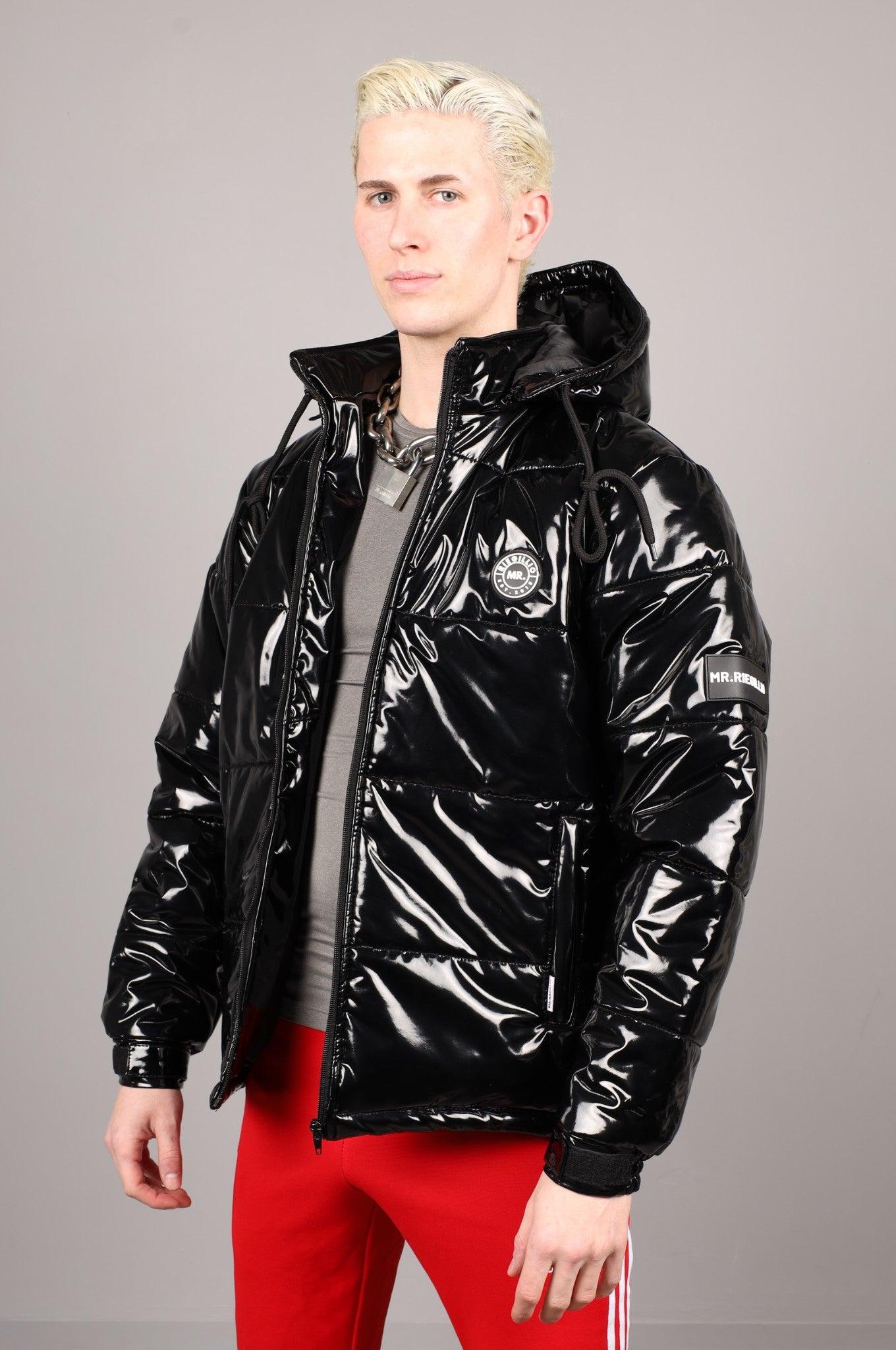 PVC Puffer Jacket - Black at MR. Riegillio