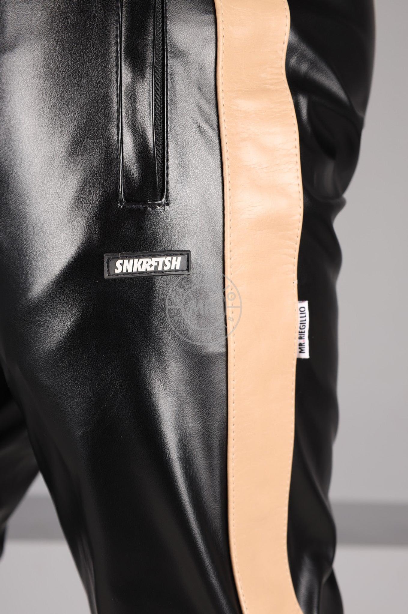 MR. X SNKRFTSH Tracksuit Pants - Cream Stripe at MR. Riegillio