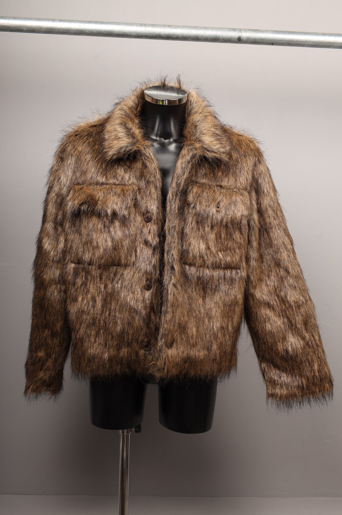 #045 FAUX Fur Jacket