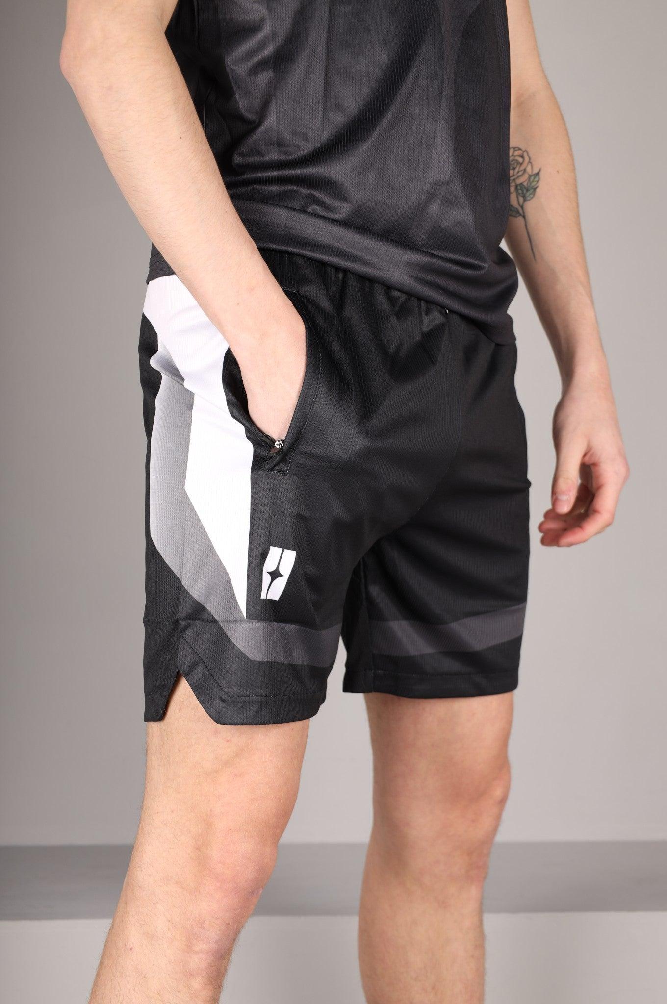 SNKRFTSH Sports Thru Zip Short SF24/7 - Black at MR. Riegillio