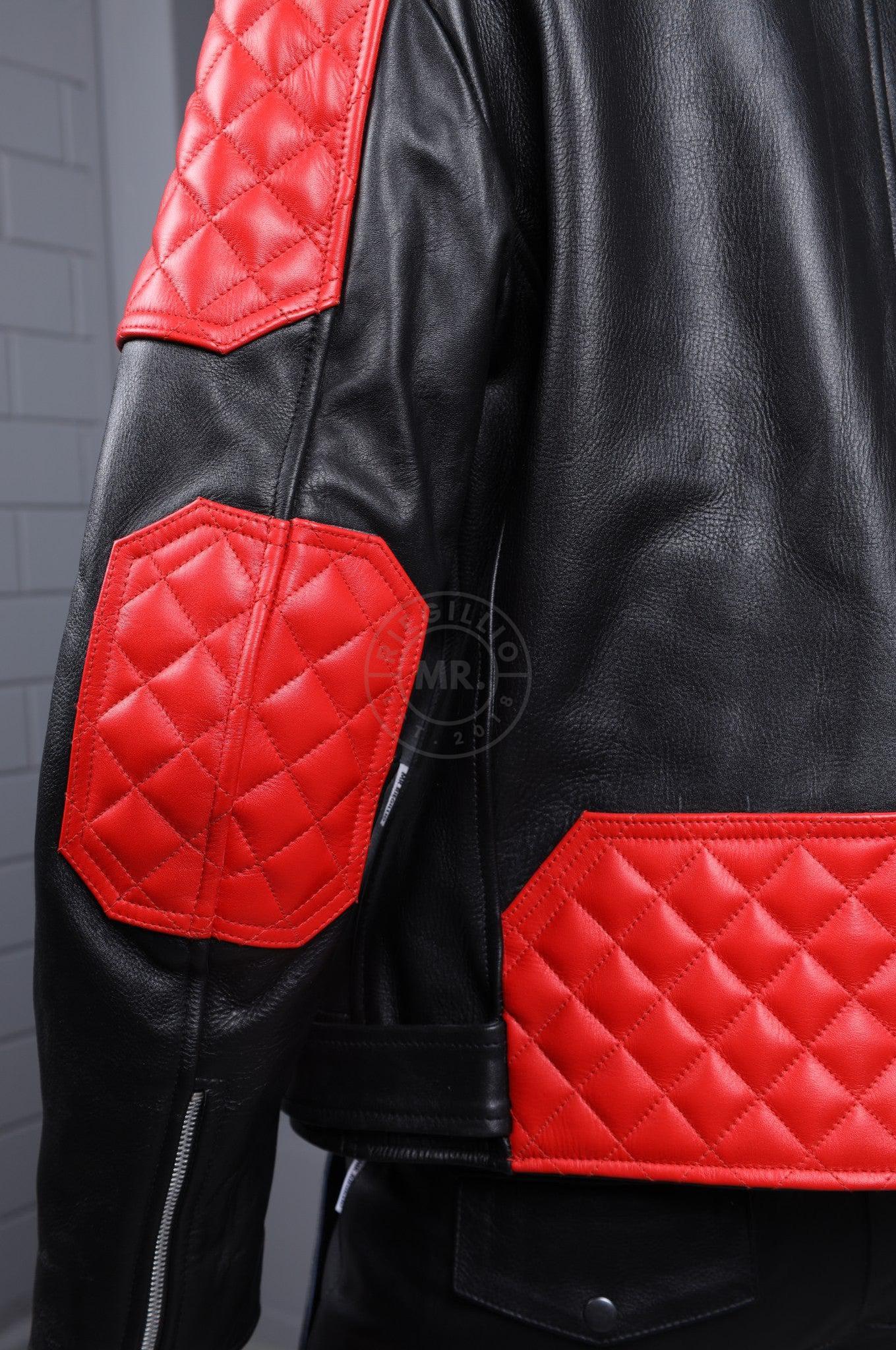 Leather Brando Jacket - Red Padding at MR. Riegillio