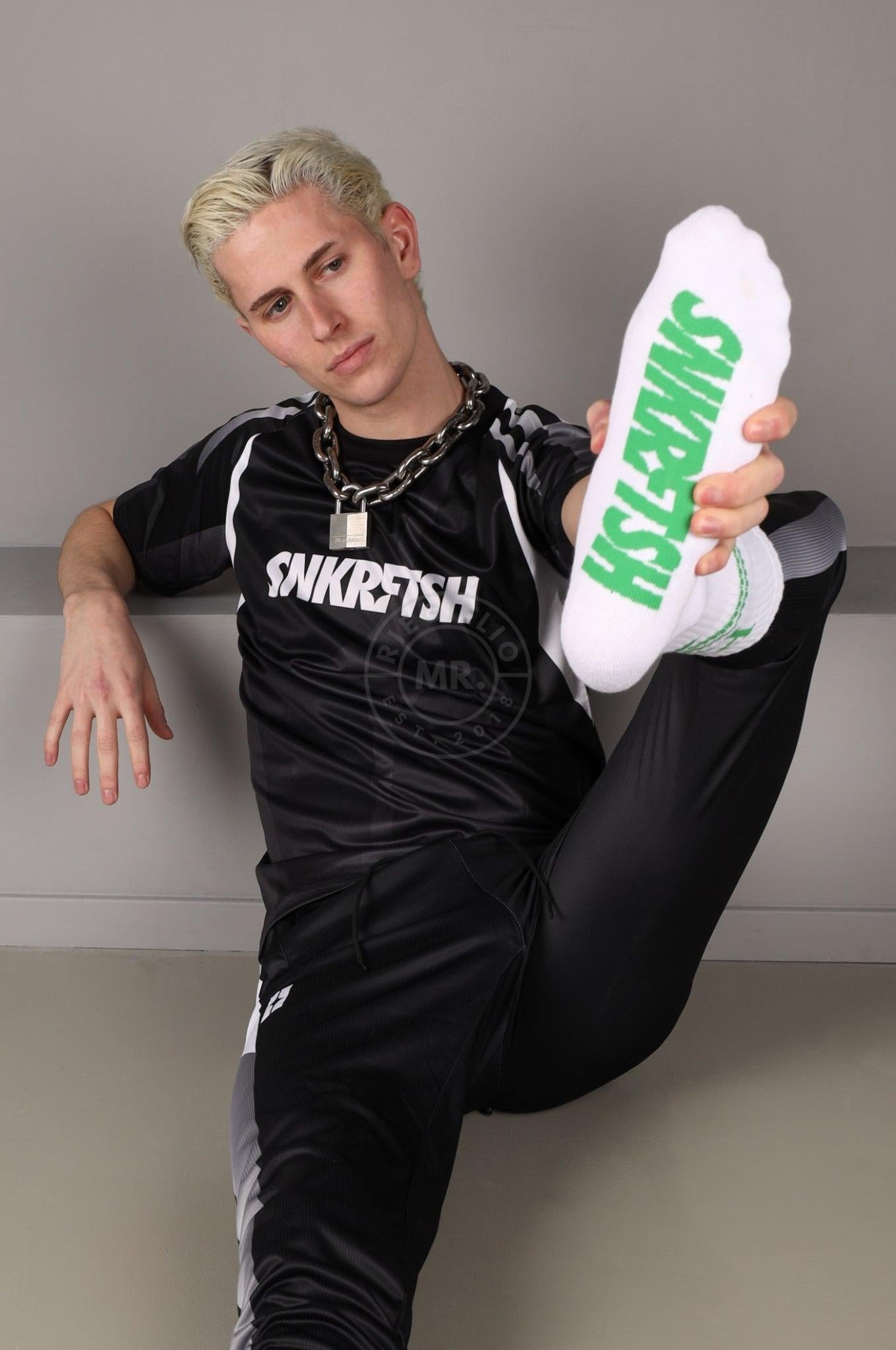 SNKRFTSH PLAY X Socks at MR. Riegillio