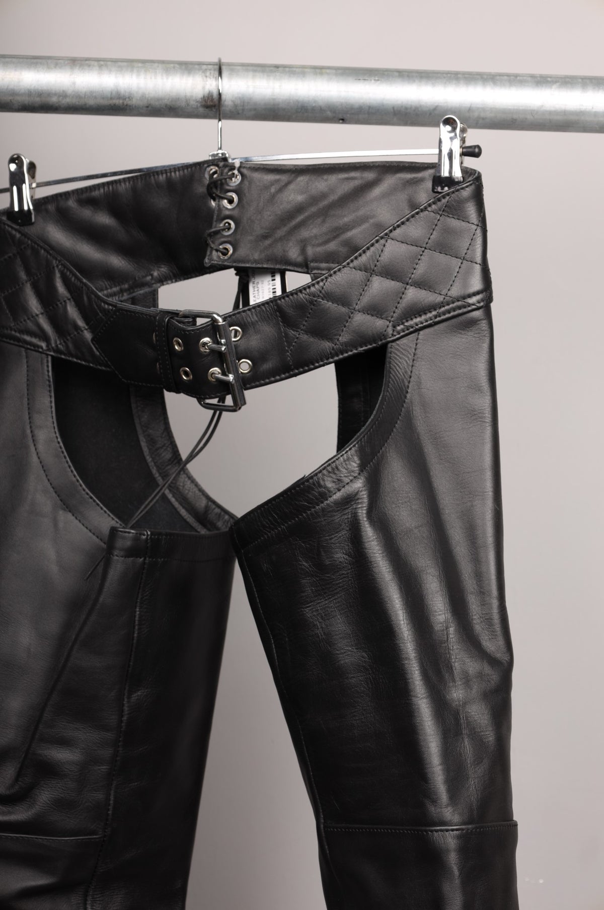 #146 Cowhide Leather Pants