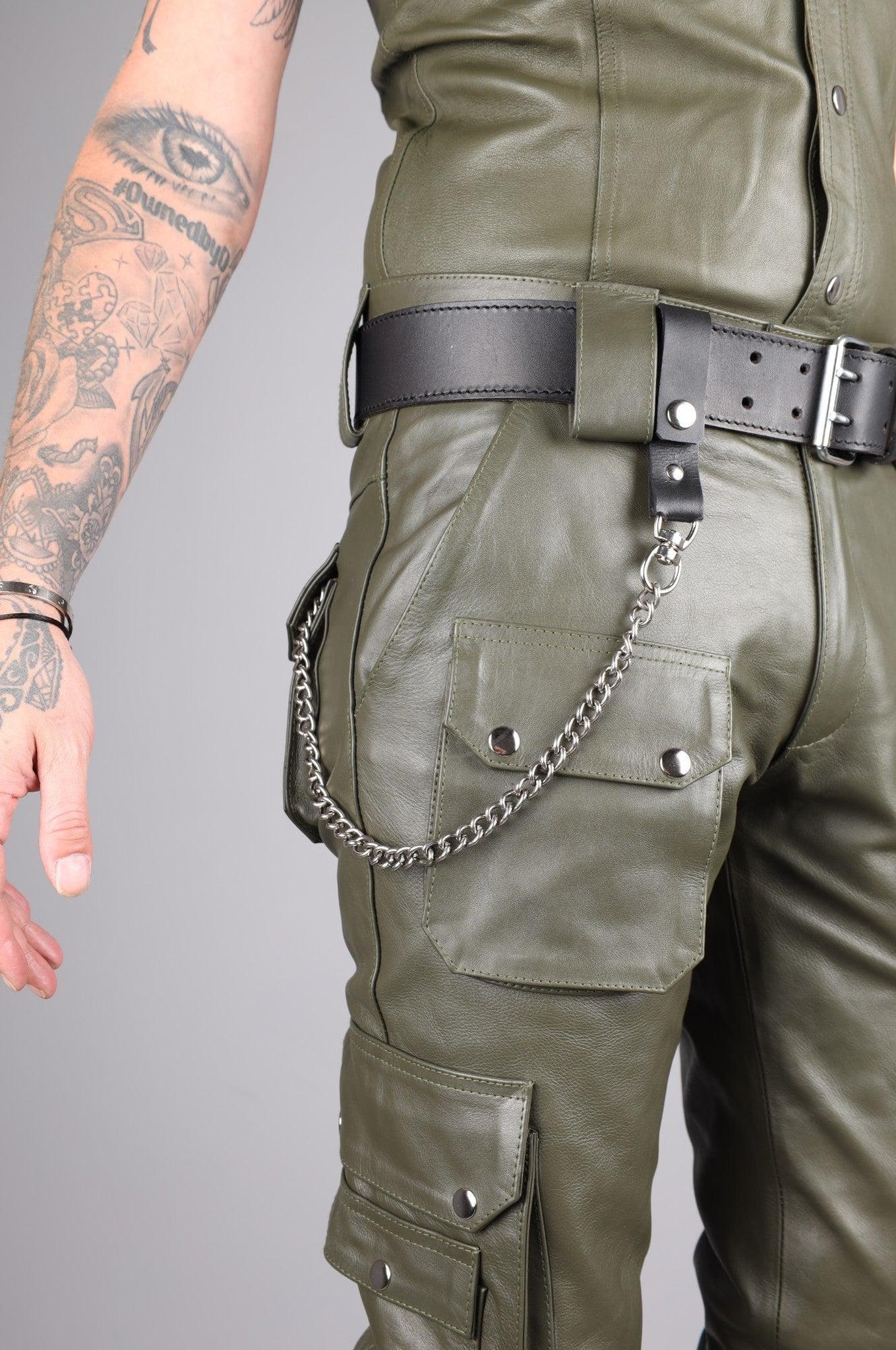 Leather Belt Chain at MR. Riegillio