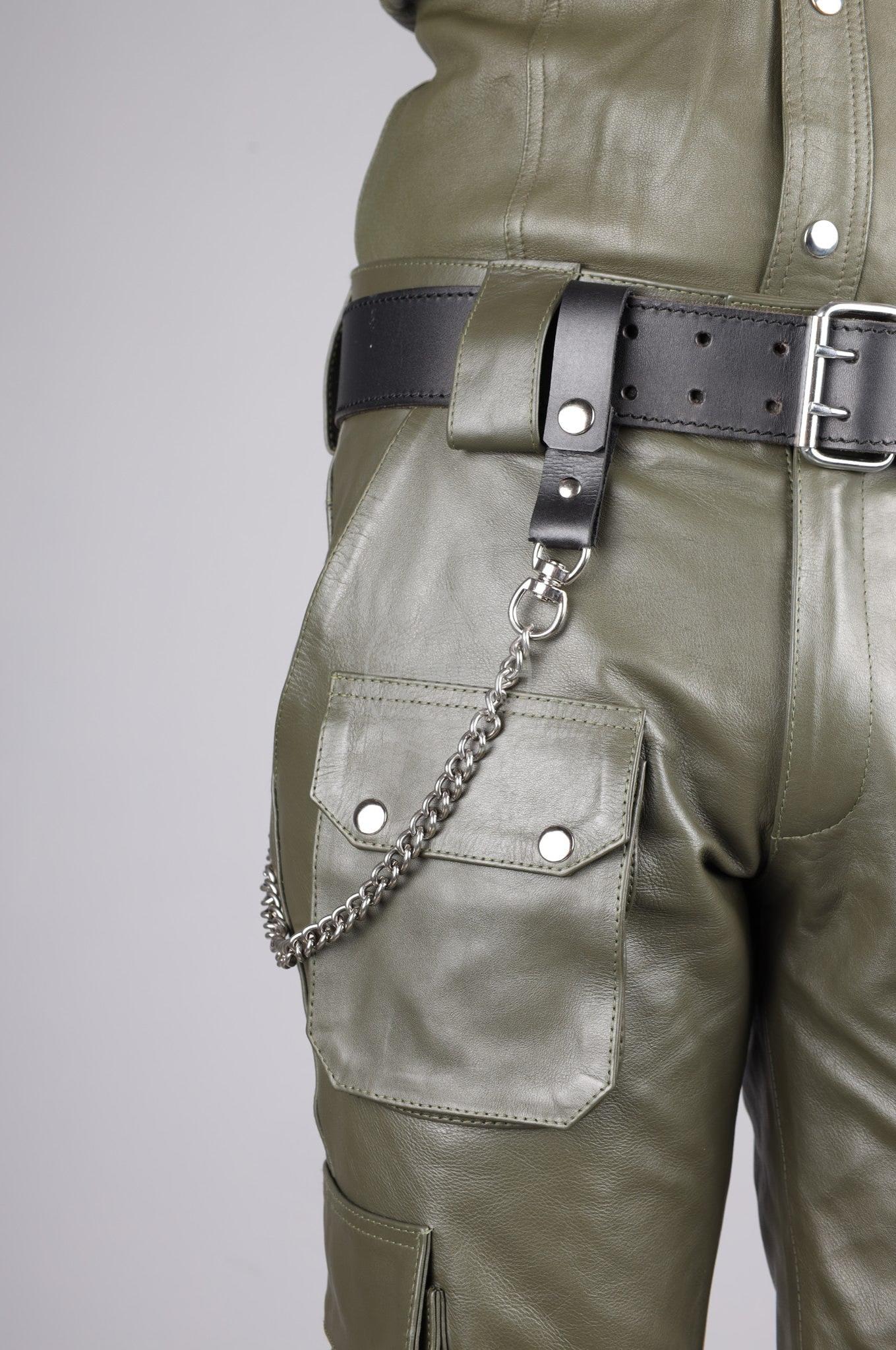 Leather Belt Chain at MR. Riegillio