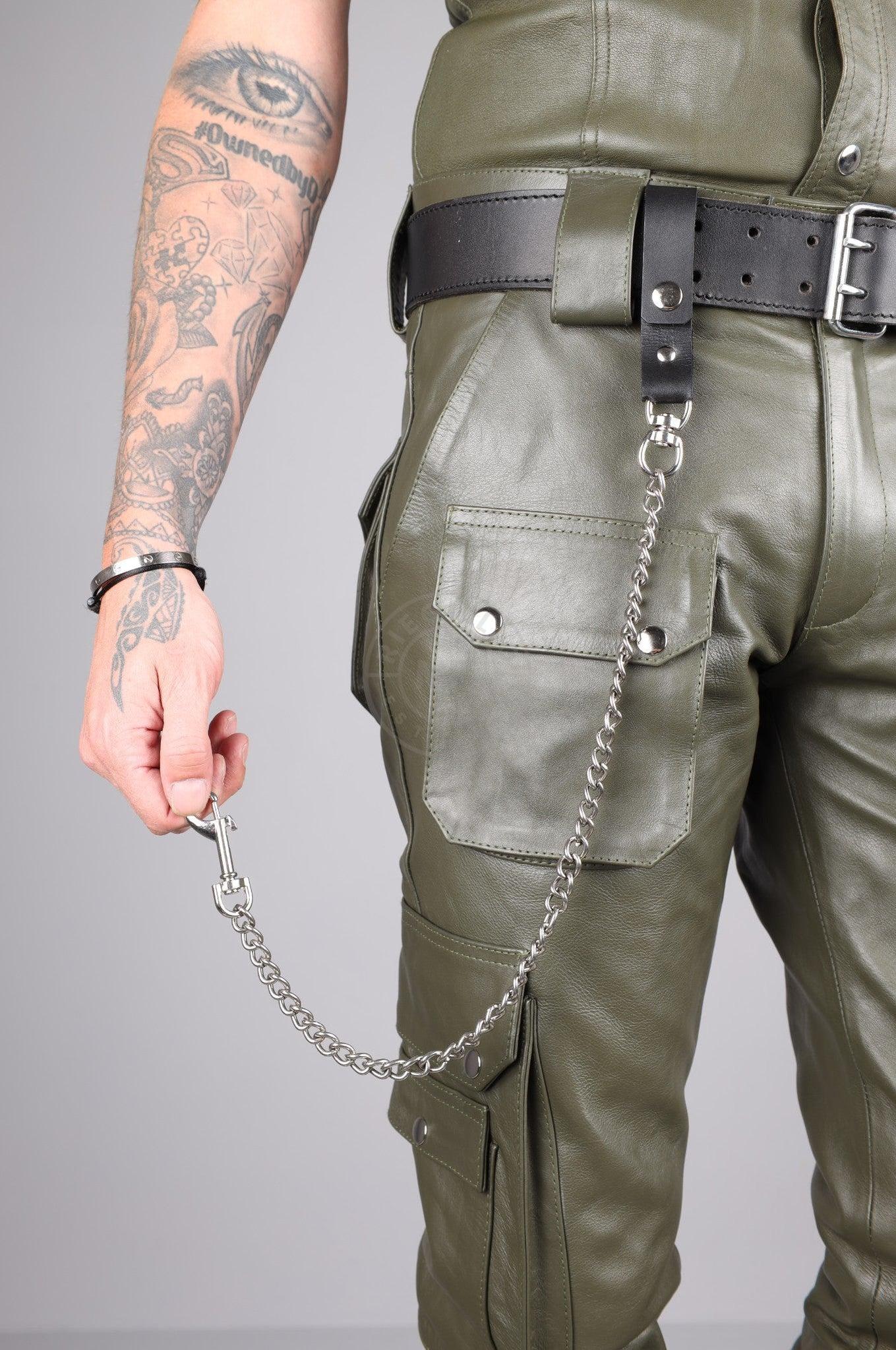Leather Belt Chain at MR. Riegillio