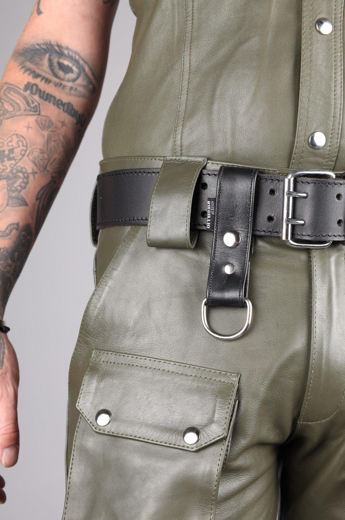 Leather D-Ring Holder at MR. Riegillio