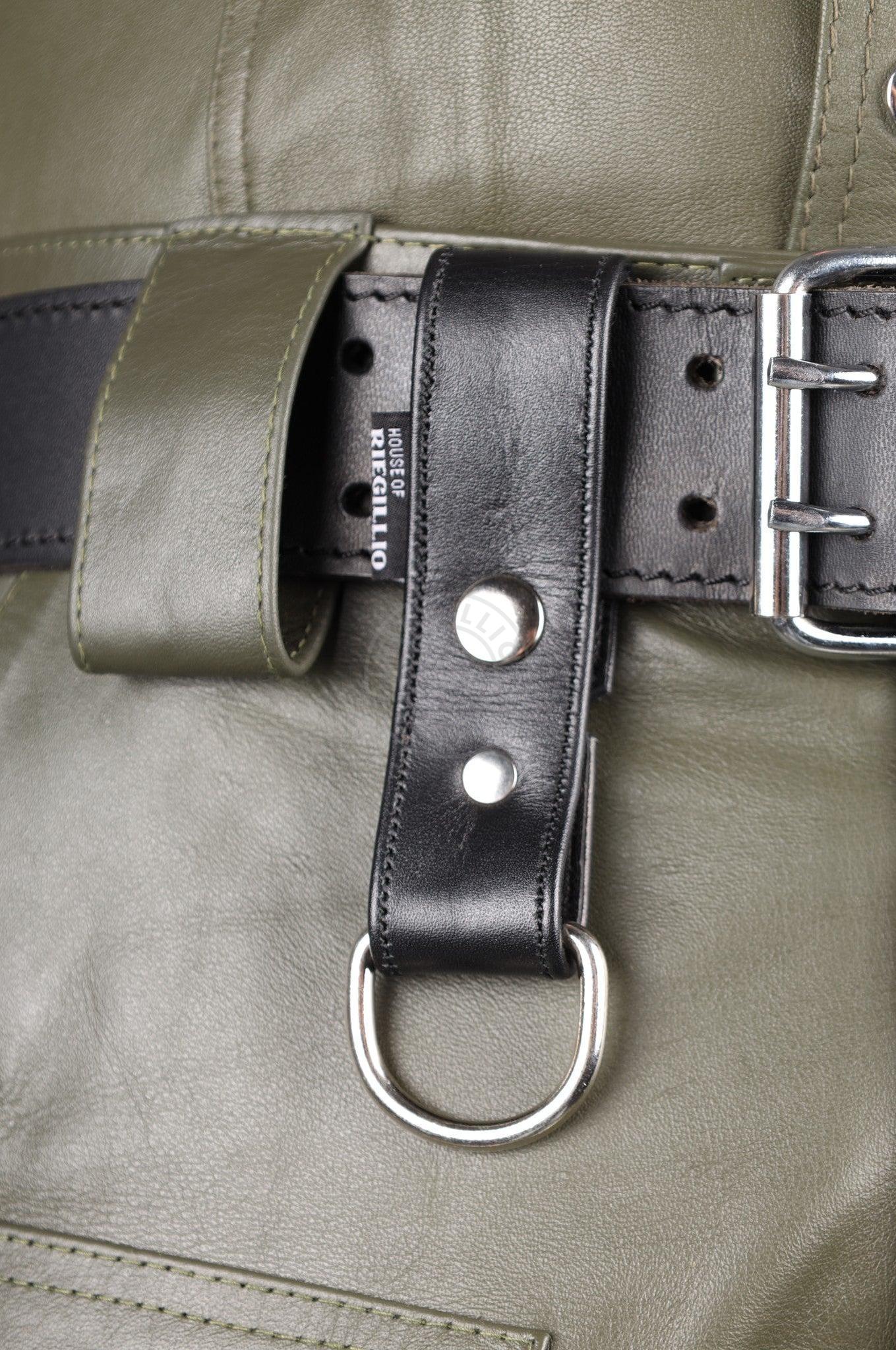 Leather D-Ring Holder at MR. Riegillio
