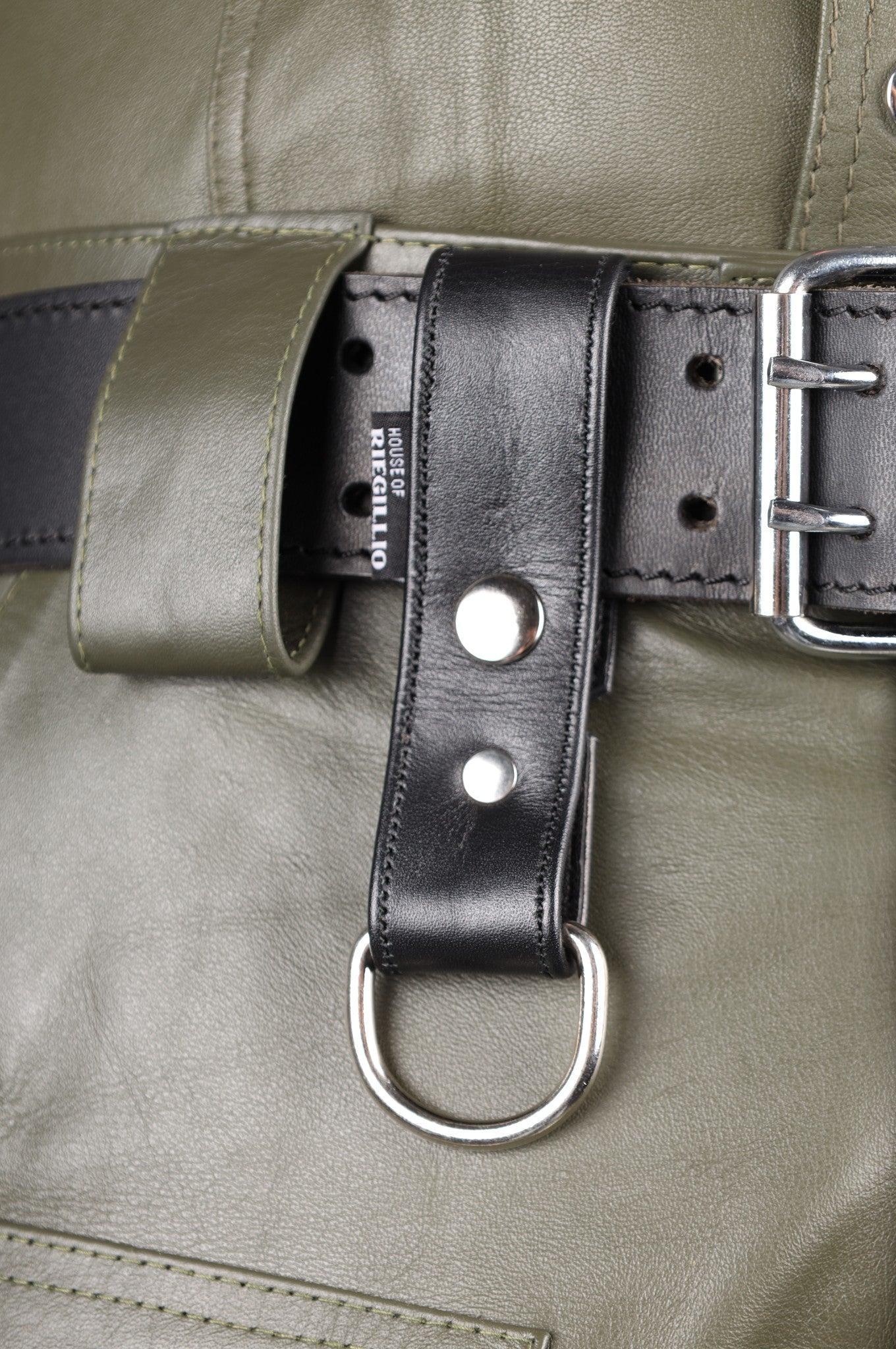 Leather D-Ring Holder at MR. Riegillio