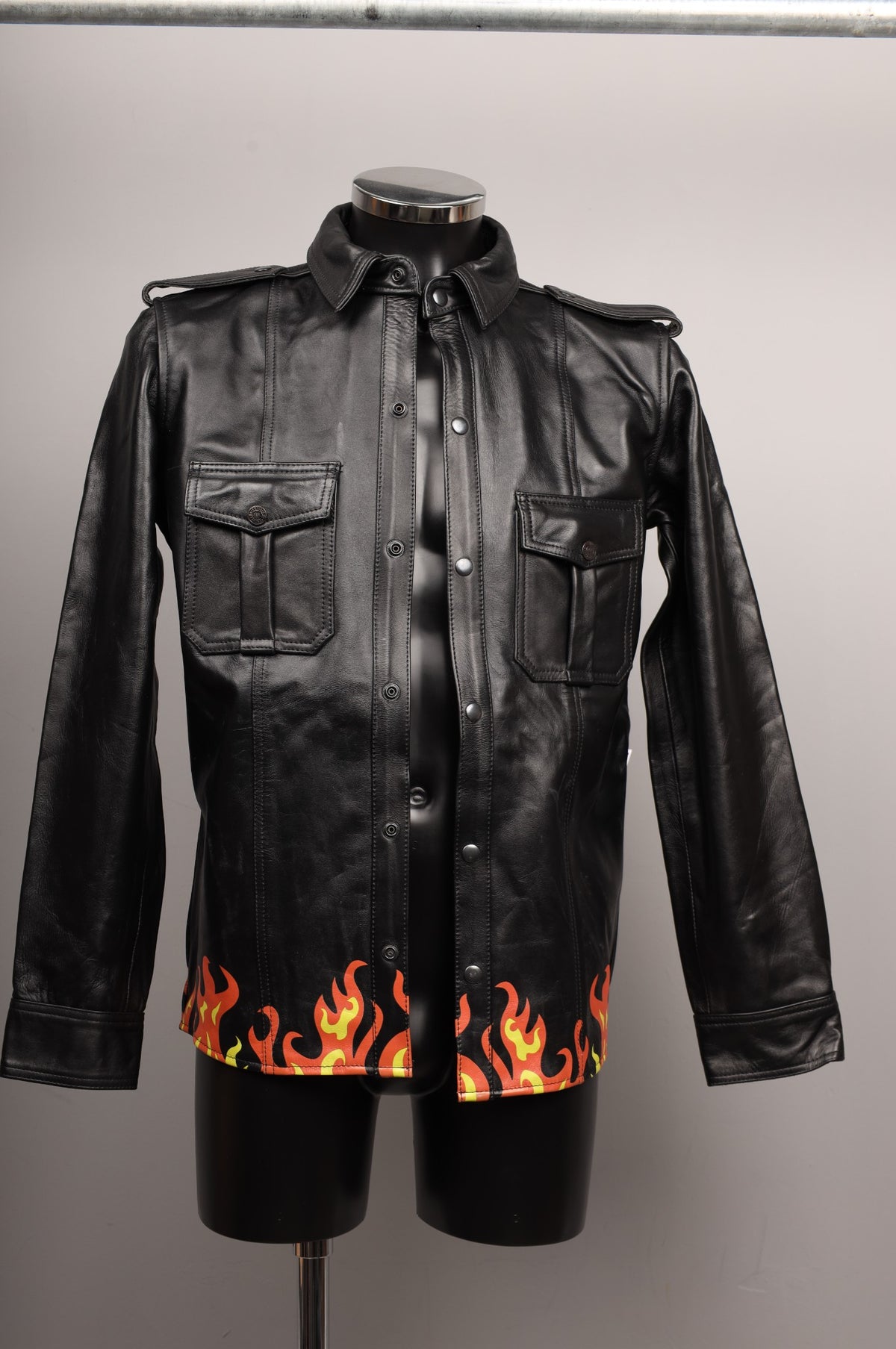 #225 Cowhide Leather Shirt