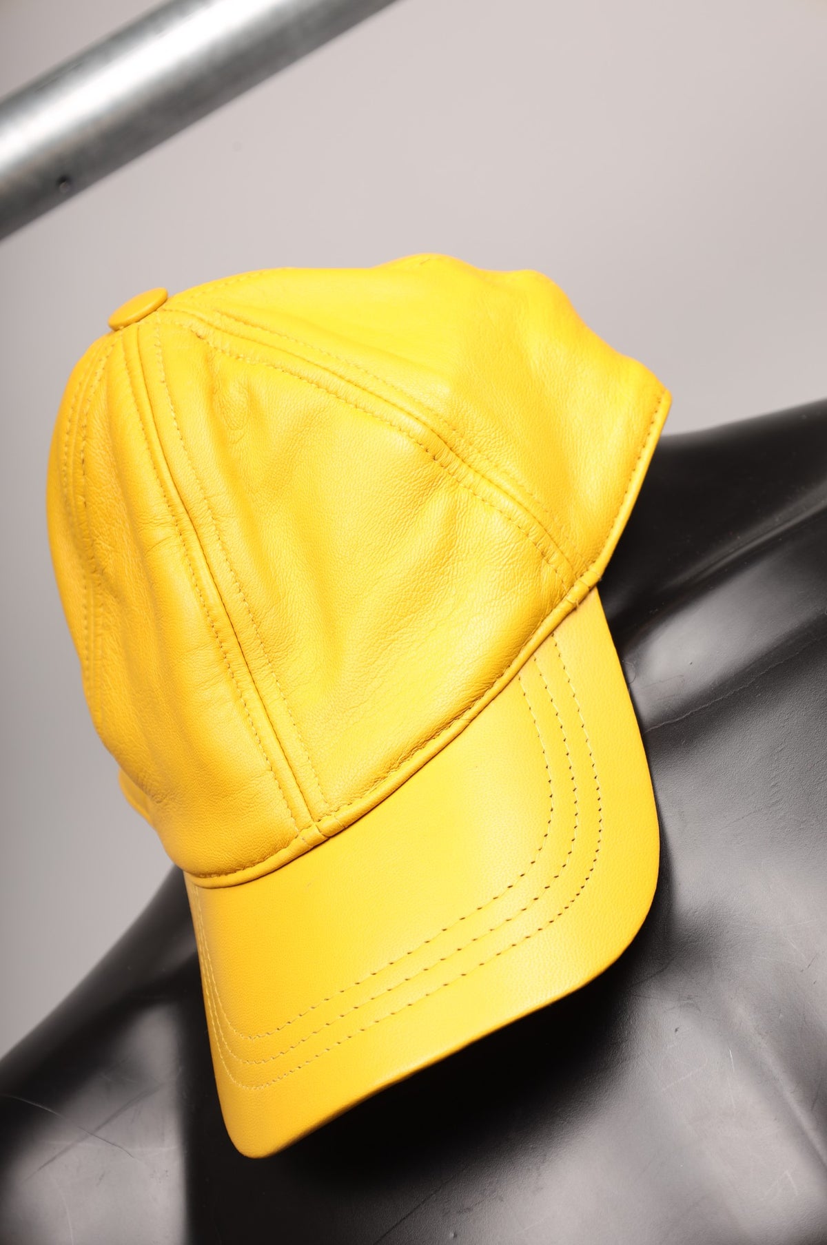 #301 Cowhide Leather Cap
