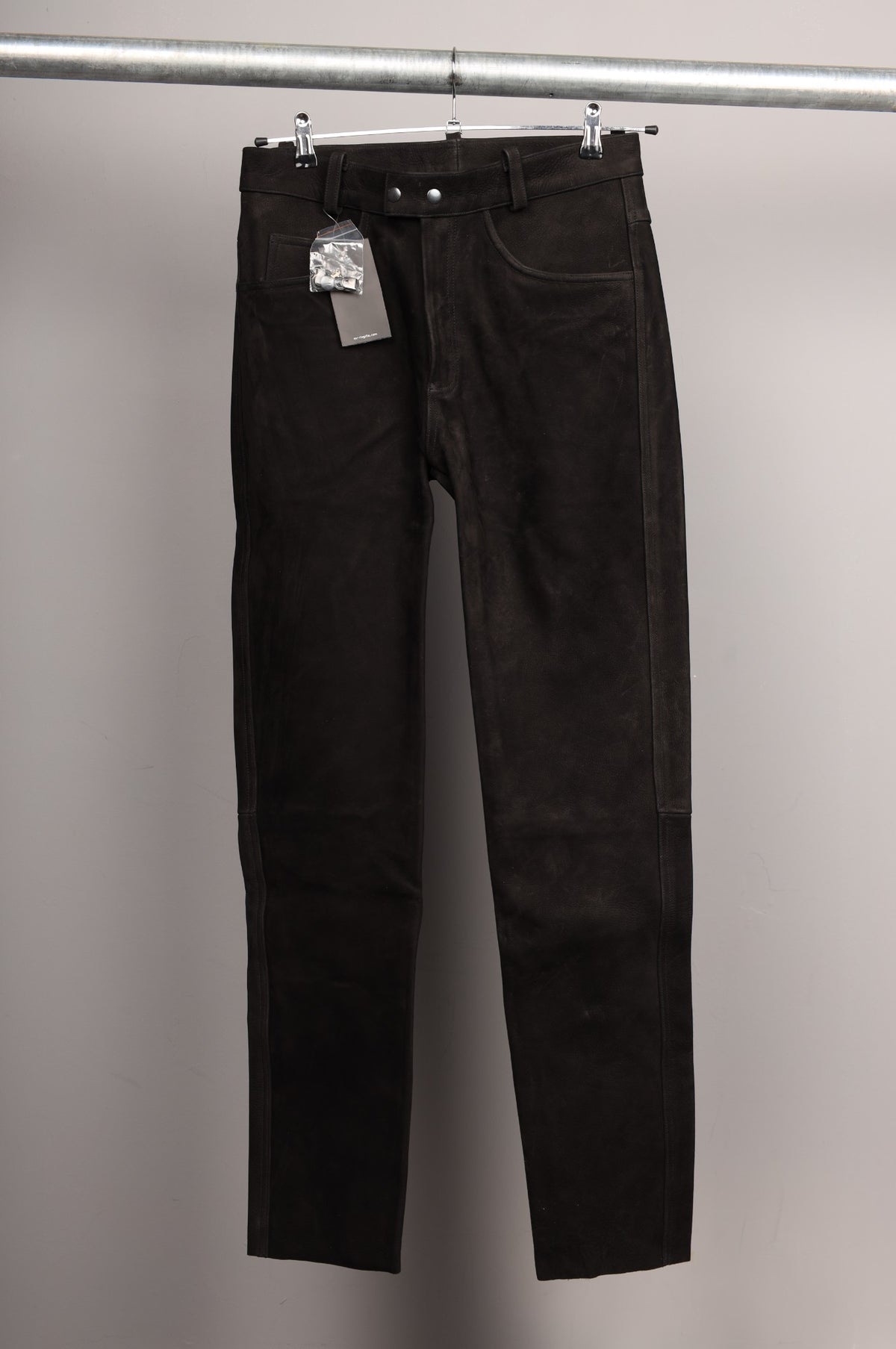 #338 Cowhide Leather Pants
