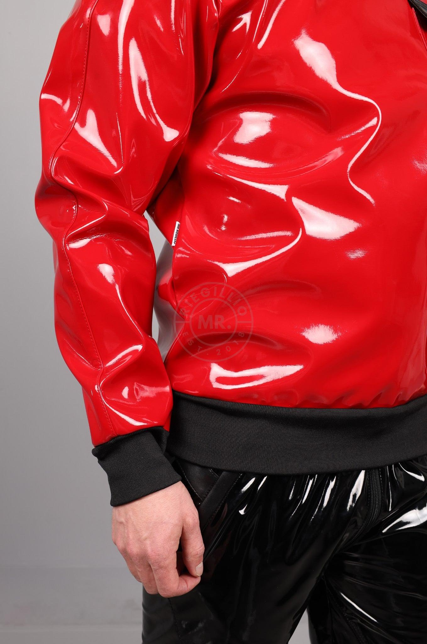 SNKRFTSH Red PVC Sweater at MR. Riegillio