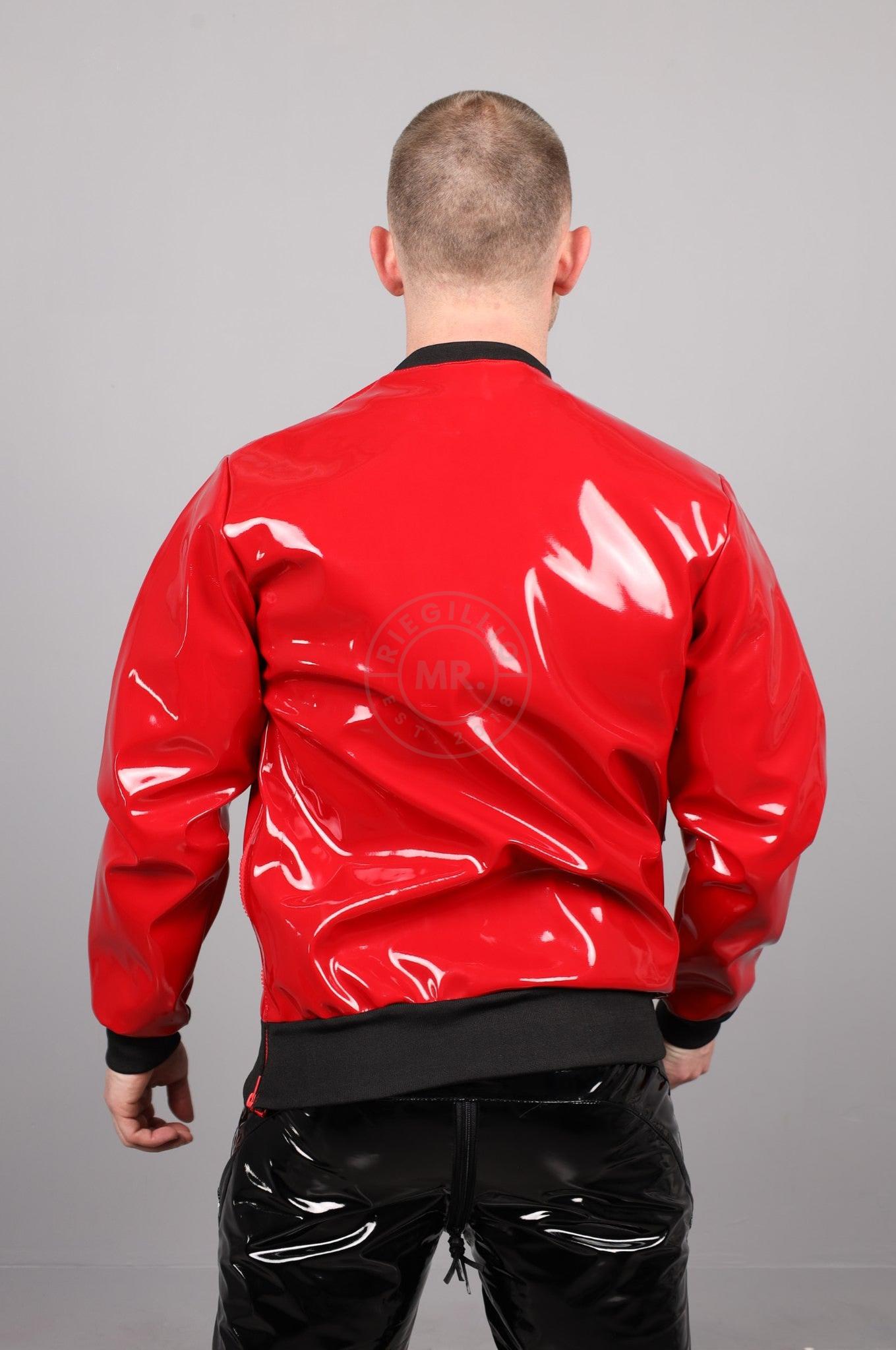 SNKRFTSH Red PVC Sweater at MR. Riegillio