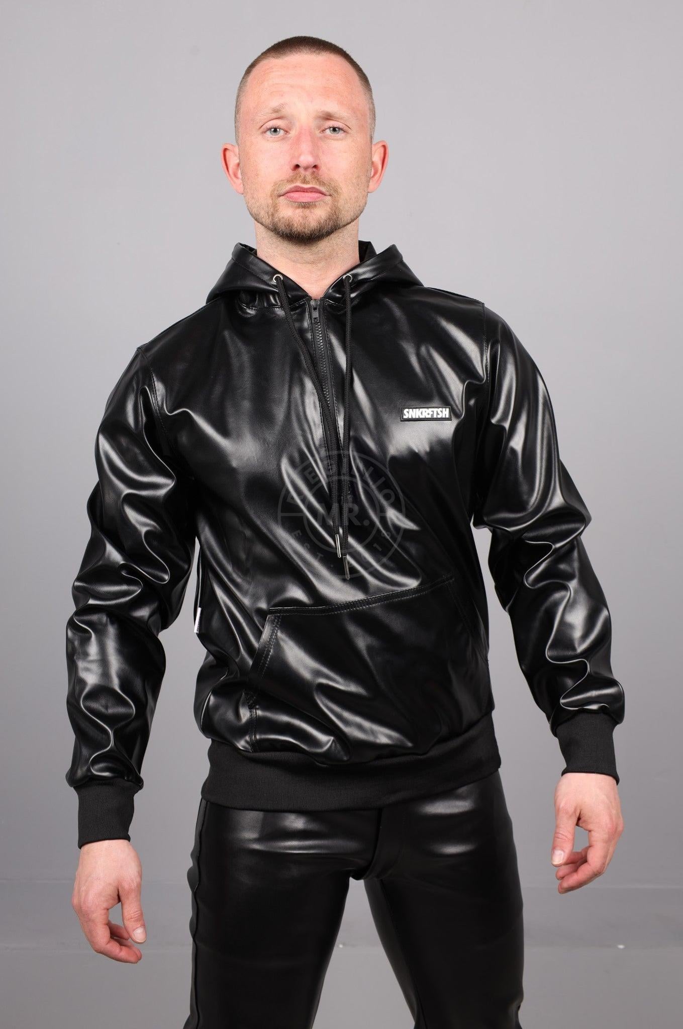 Black MR. Zip Up Hoodie at MR. Riegillio