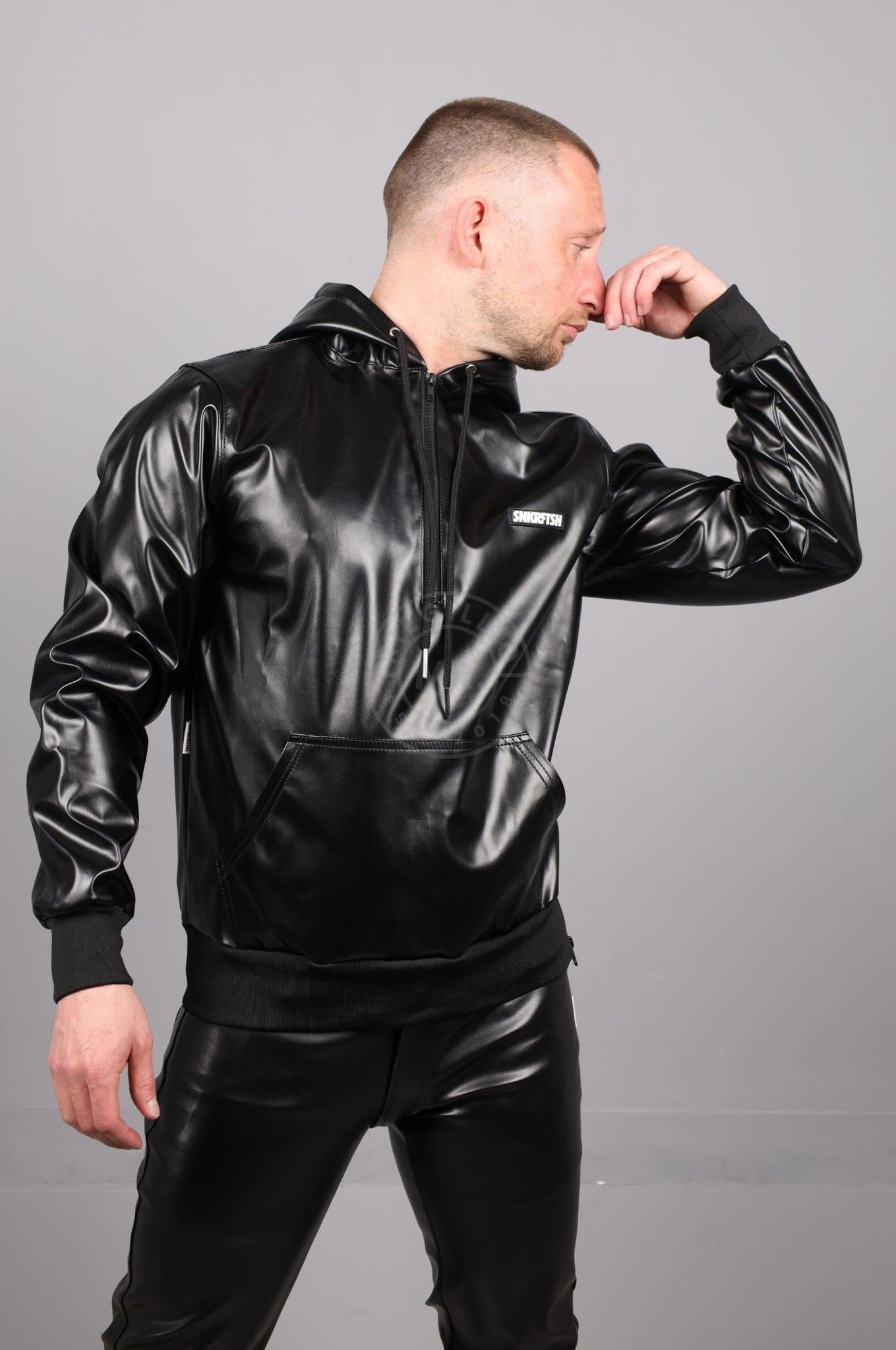 Black MR. Zip Up Hoodie at MR. Riegillio