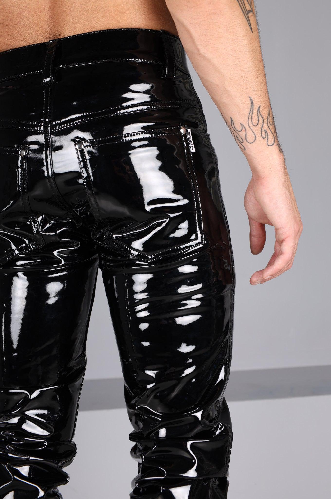 Black PVC Pants at MR. Riegillio