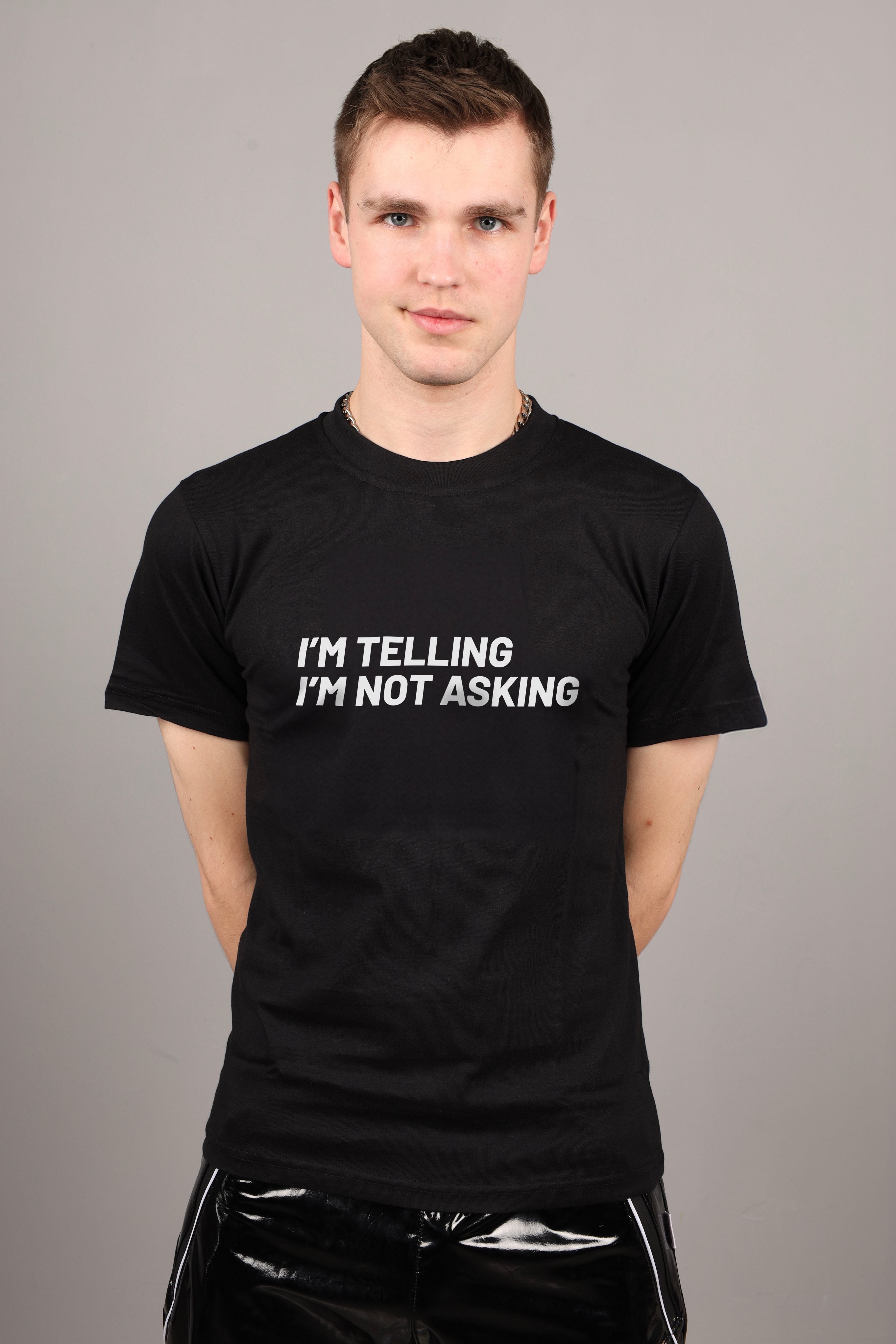 SNKRFTSH X Hung Young Brit T-Shirt - Telling, Not Asking at MR. Riegillio