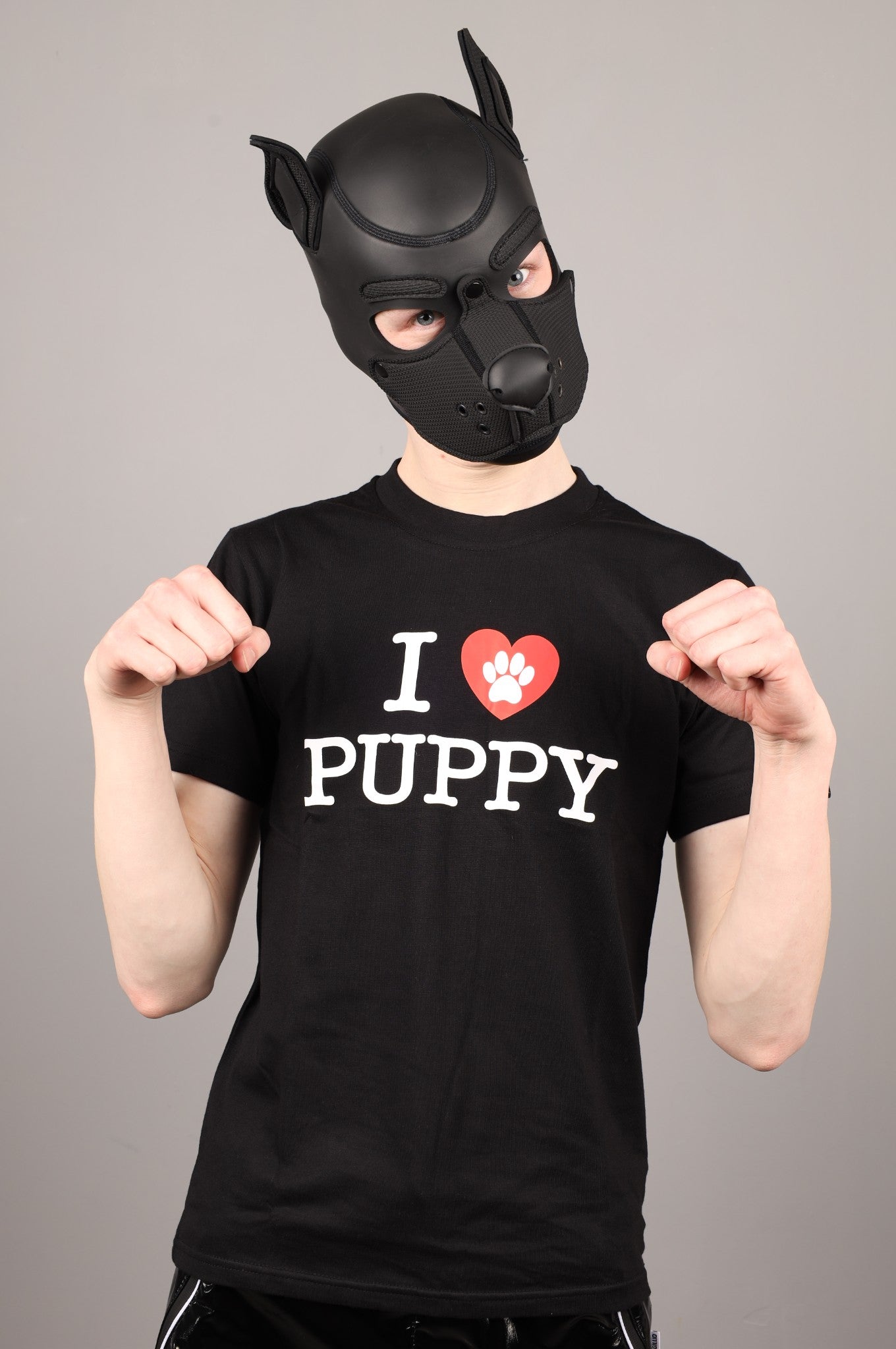 I LOVE PUPPY - PFOTE ROT - T-Shirt