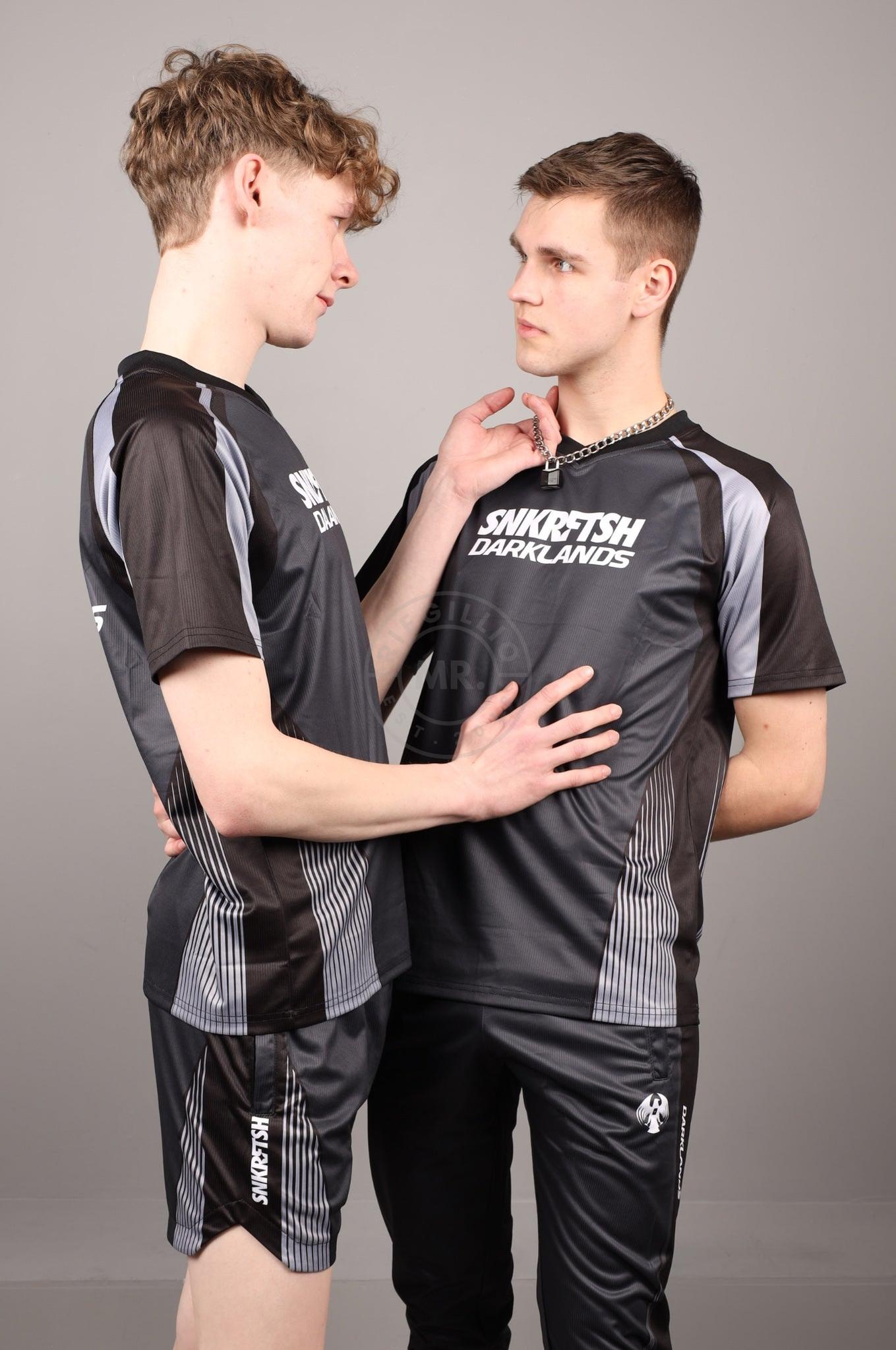 SNKRFTSH x DARKLANDS Sports Shorts at MR. Riegillio