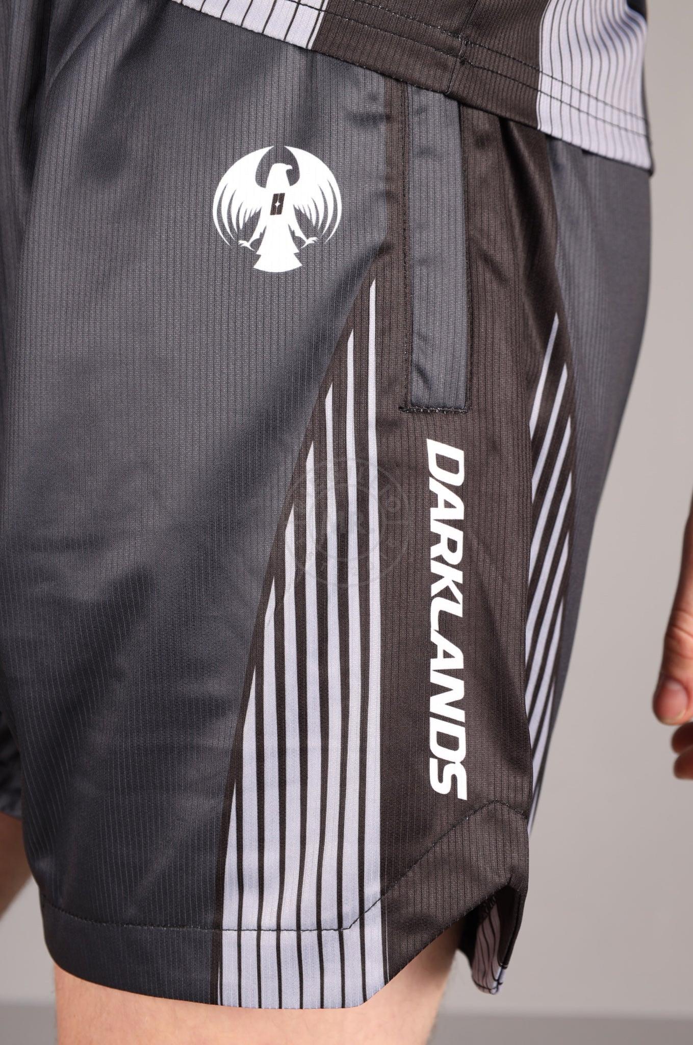 SNKRFTSH x DARKLANDS Sports Shorts at MR. Riegillio