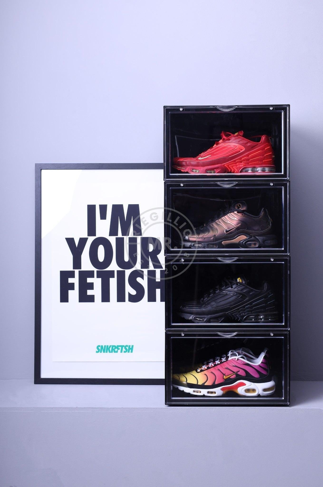 SNKRFTSH Poster I'M YOUR FETISH at MR. Riegillio