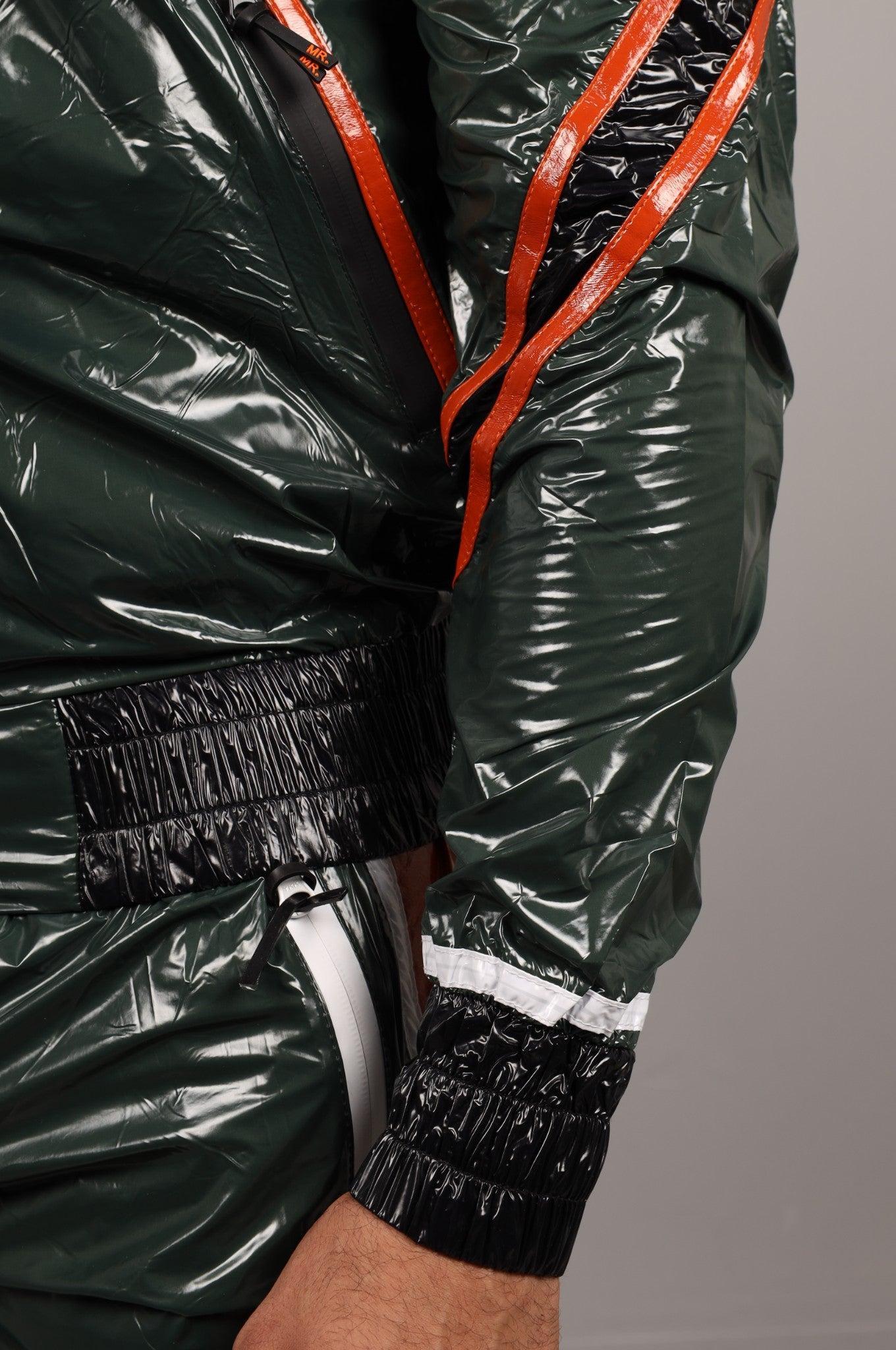 Shiny Nylon Tracksuit Jacket - LUCIOS at MR. Riegillio