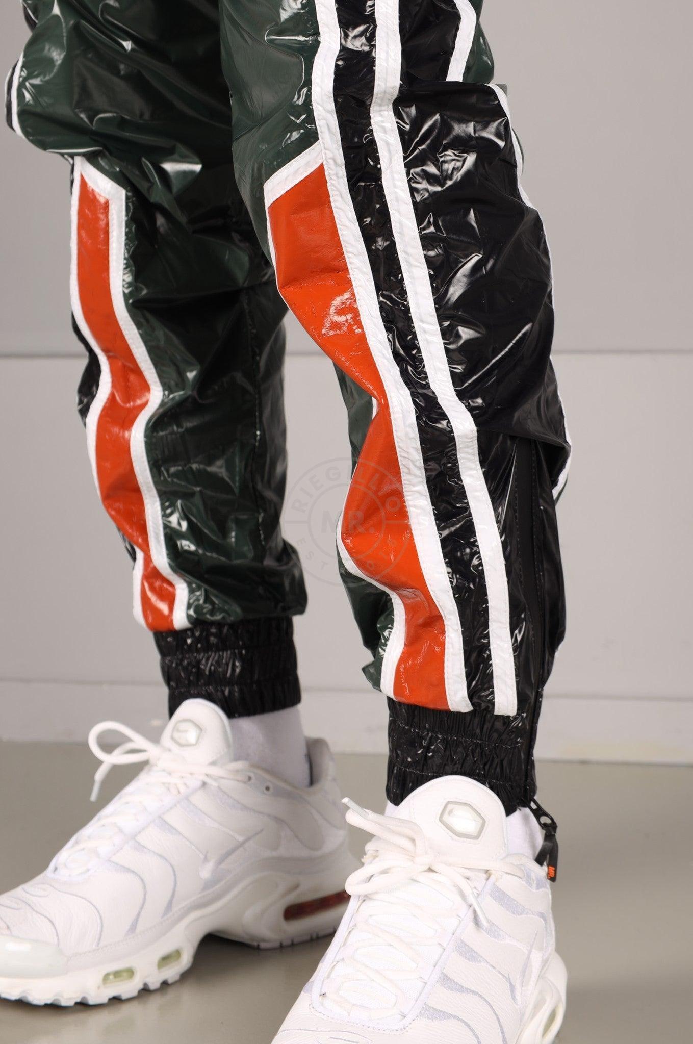 Shiny Nylon Tracksuit Pants - LUCIOS at MR. Riegillio