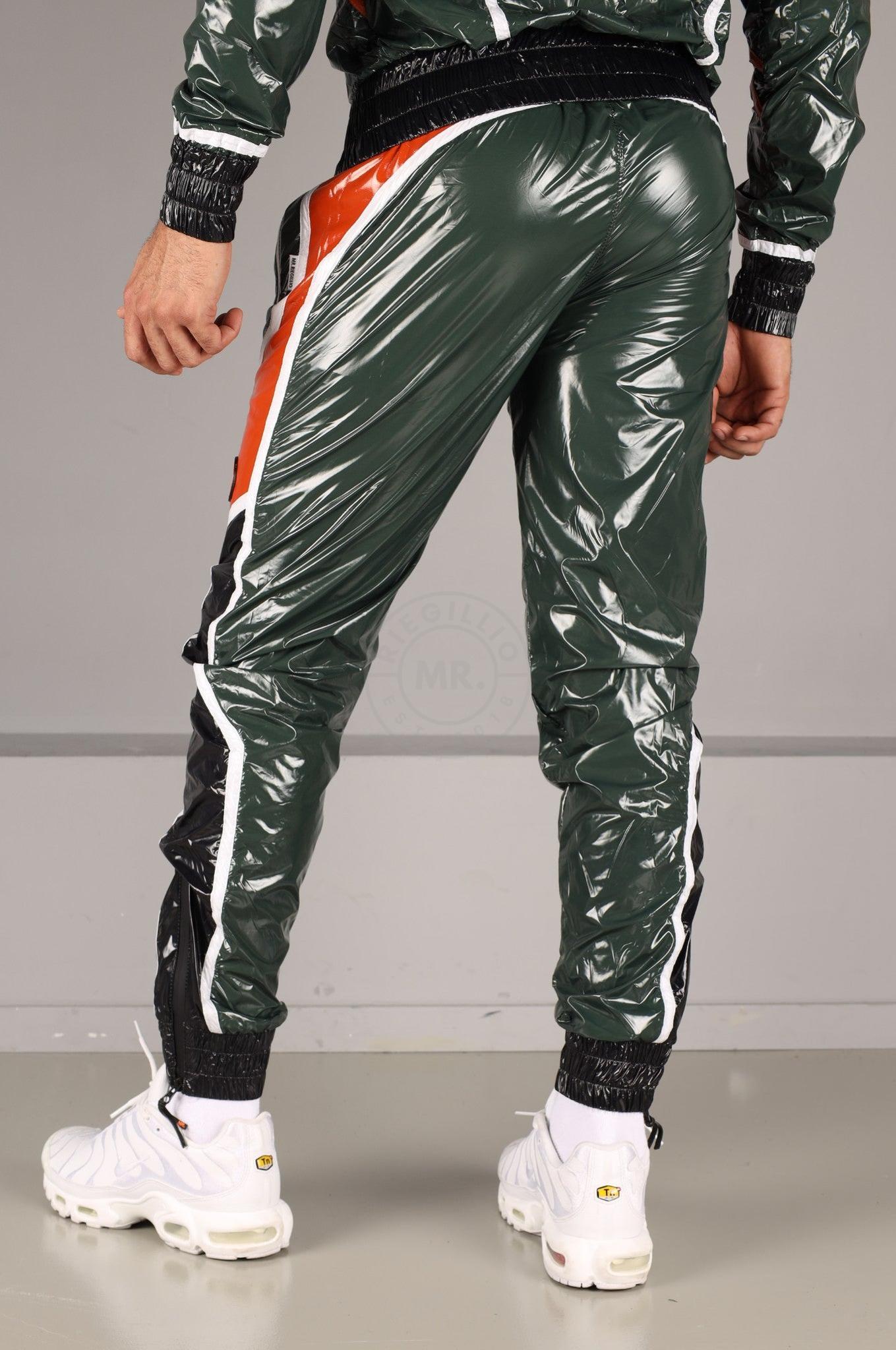Shiny Nylon Tracksuit Pants - LUCIOS at MR. Riegillio