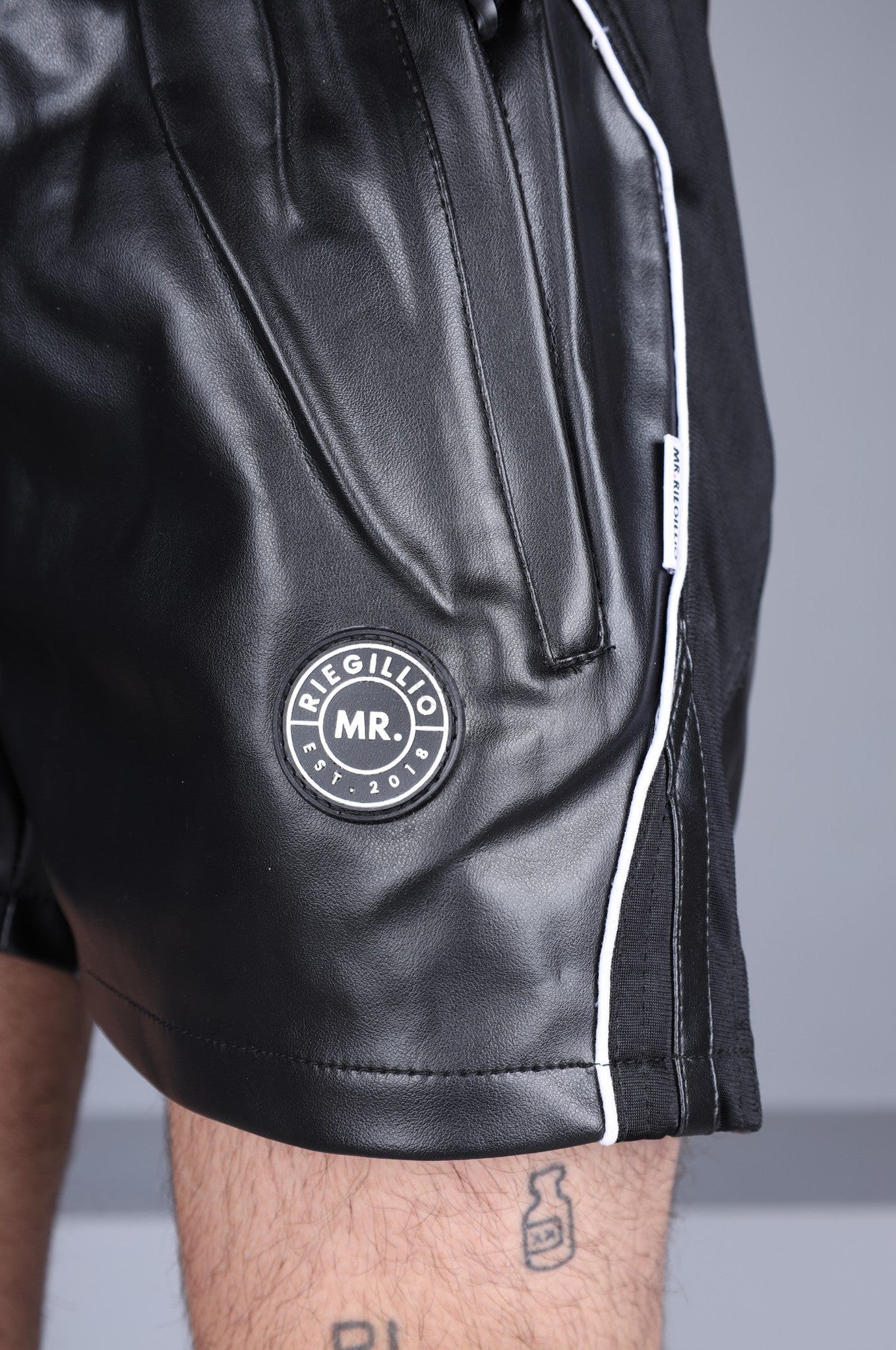 MR. 24 Track Short - Black at MR. Riegillio